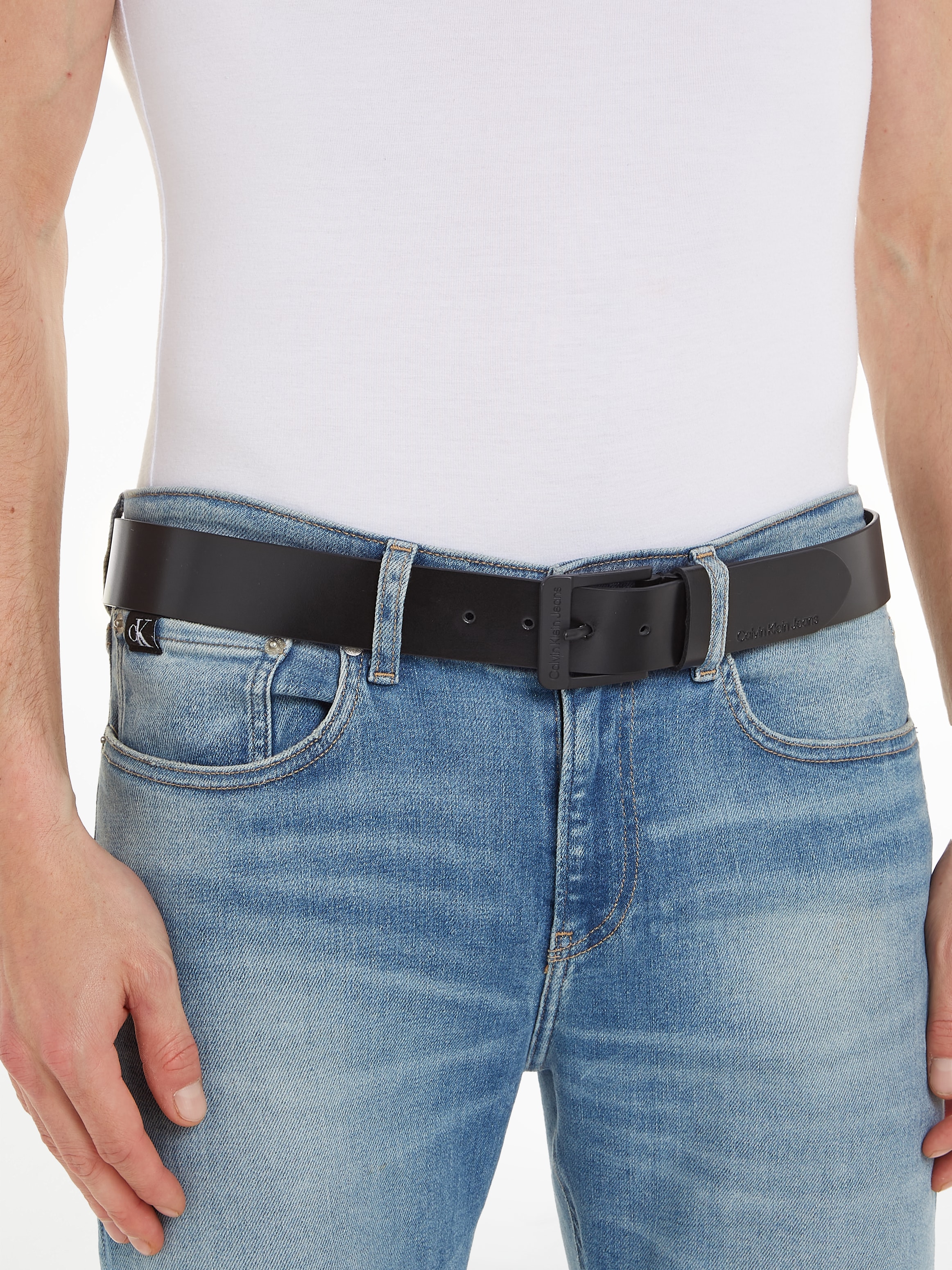 Calvin Klein Jeans Ledergürtel »CLASSIC LTHR BELT 40MM« für kaufen | BAUR