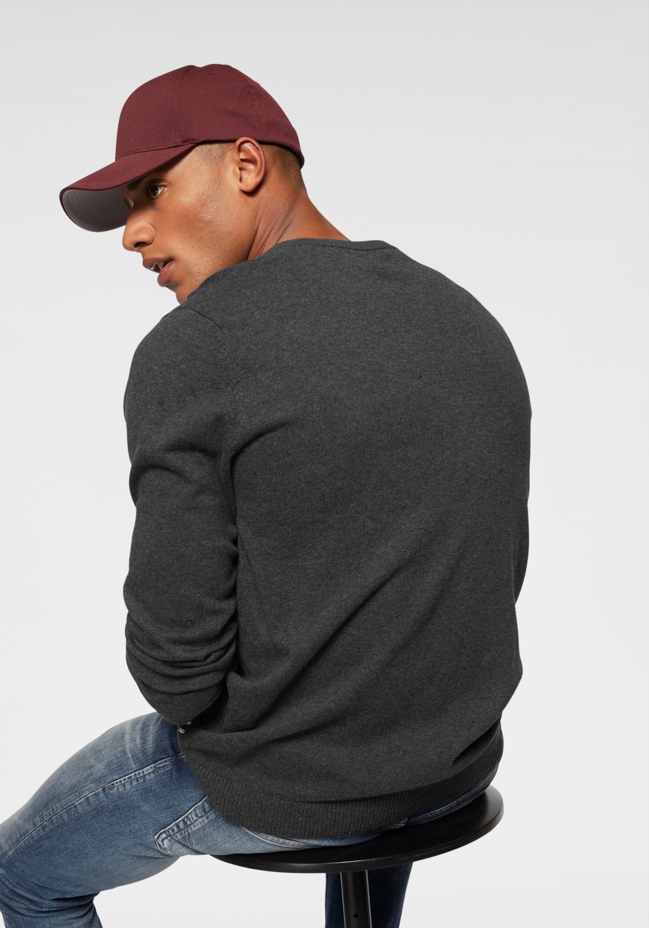Jack & Jones V-Ausschnitt-Pullover "JJEBASIC mit V-Ausschnitt, ideal für He günstig online kaufen