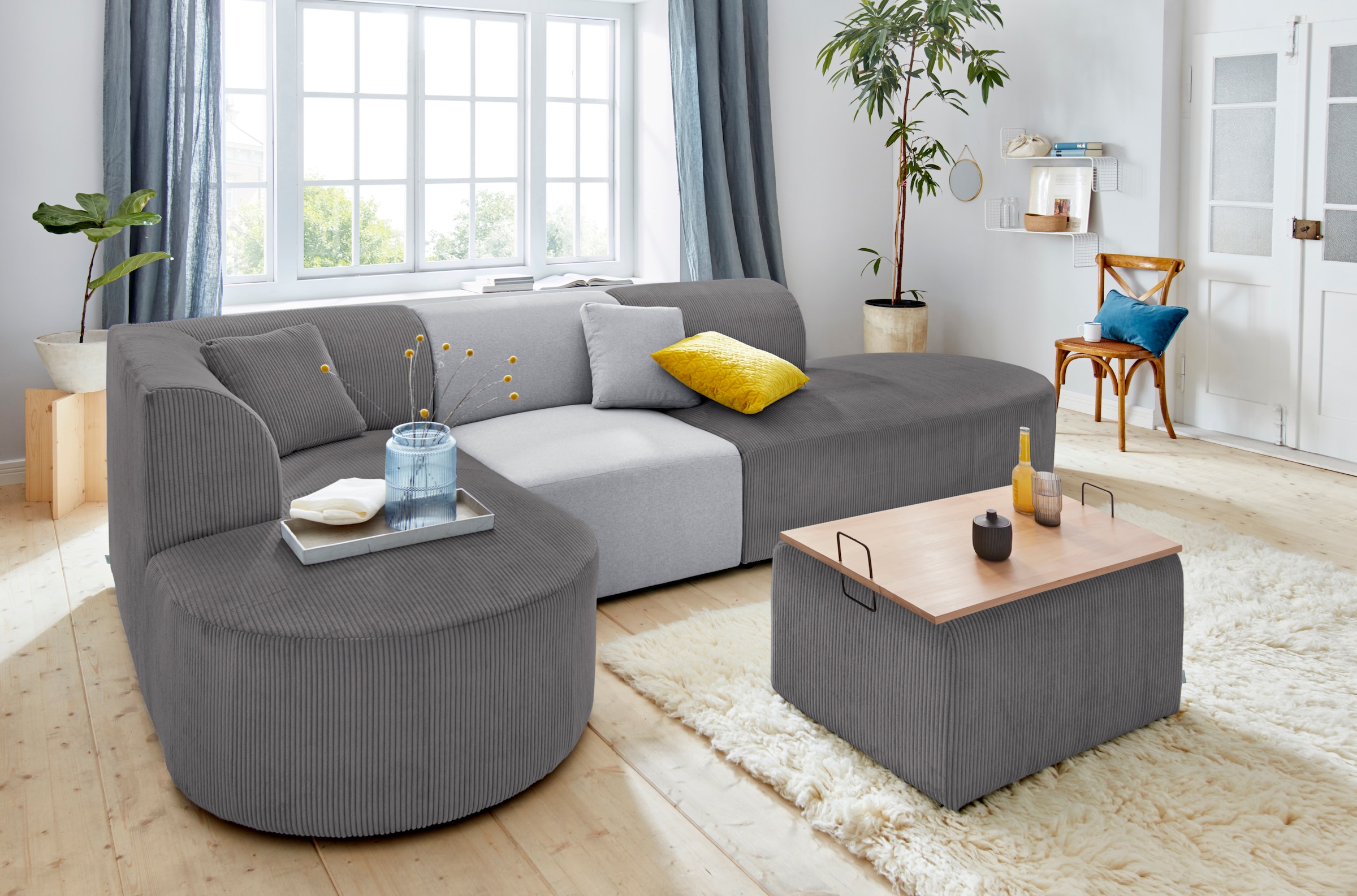 andas Sofa-Eckelement "Alesund", als Einzelteile oder Modulteil