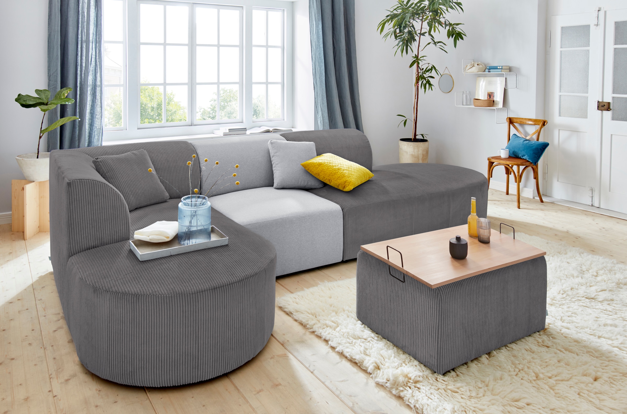 OTTO home Sofa-Eckelement "Alesund" als Einzelteile oder Modulteil günstig online kaufen