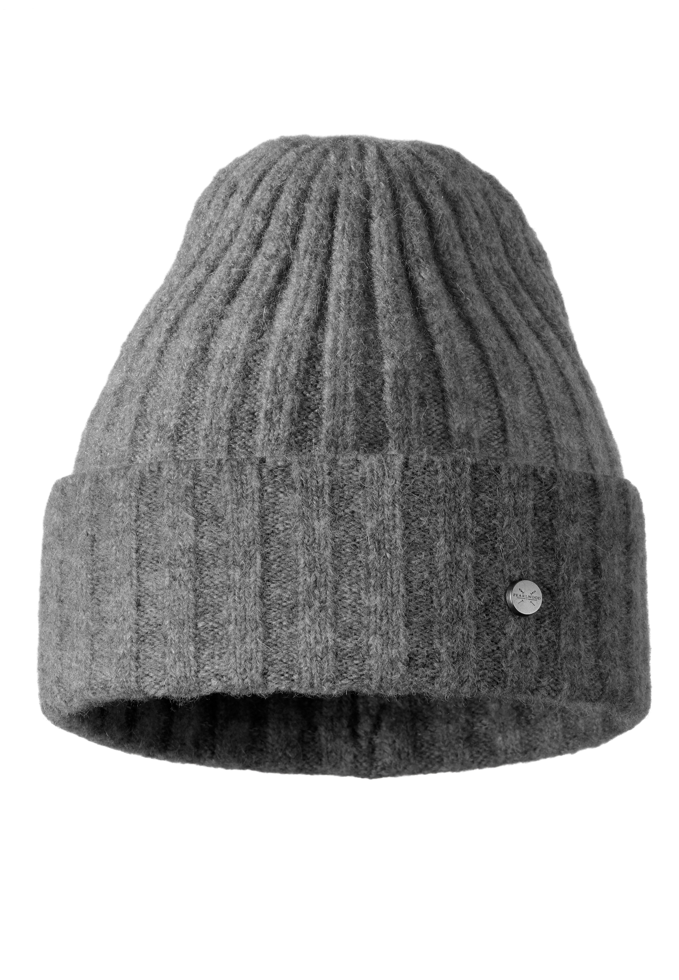 PEARLWOOD Strickmütze "JANNE" in breiten Rippen gestrickt, breiter Umschlag günstig online kaufen