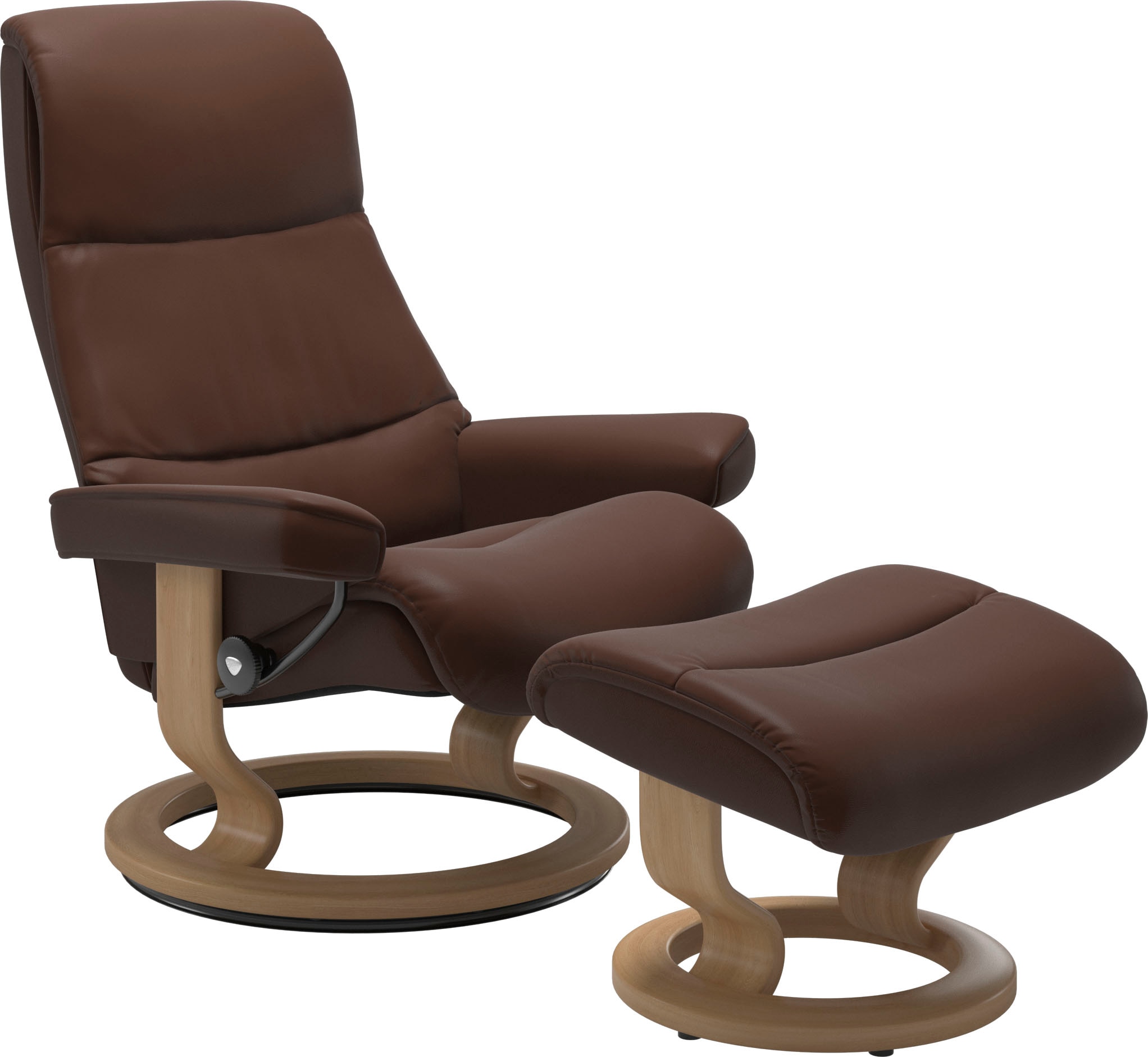 Stressless Relaxsessel "View" Set, Relaxsessel mit Hocker, mit Classic Base günstig online kaufen