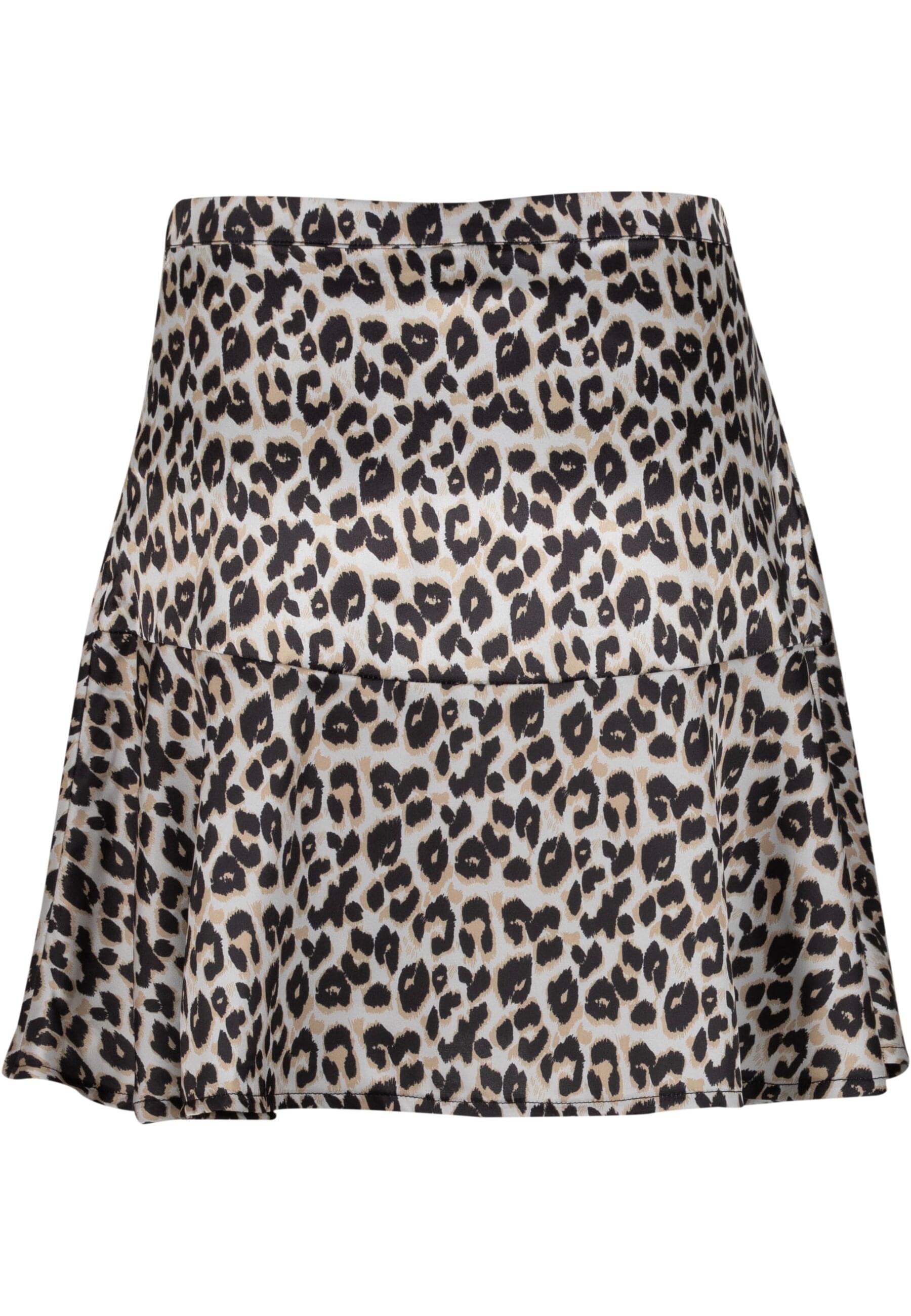 URBAN CLASSICS Sommerrock "Urban Classics Ladies Leo Volants Mini Skirt", ( günstig online kaufen
