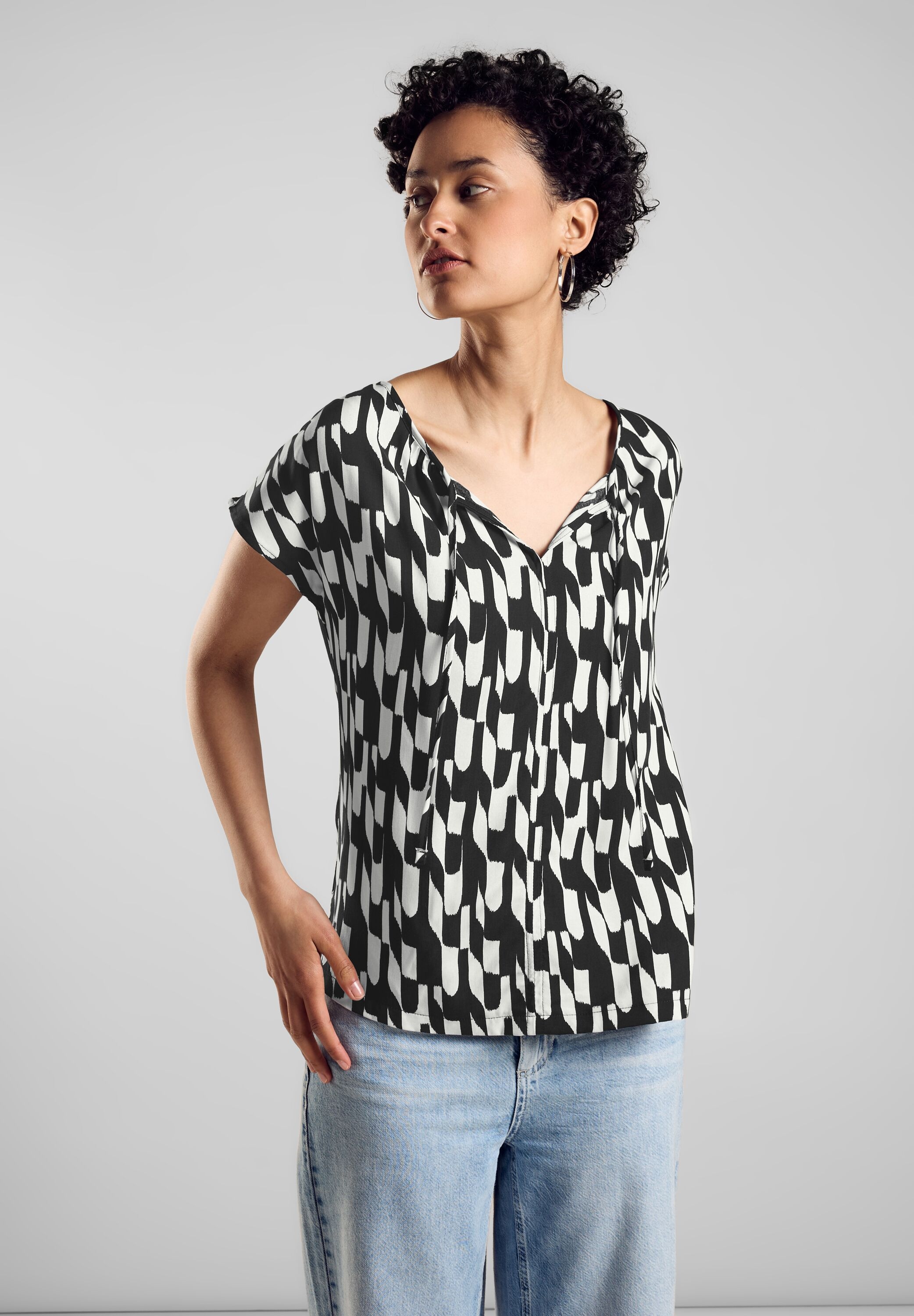 STREET ONE Shirttop, mit Allover-Print