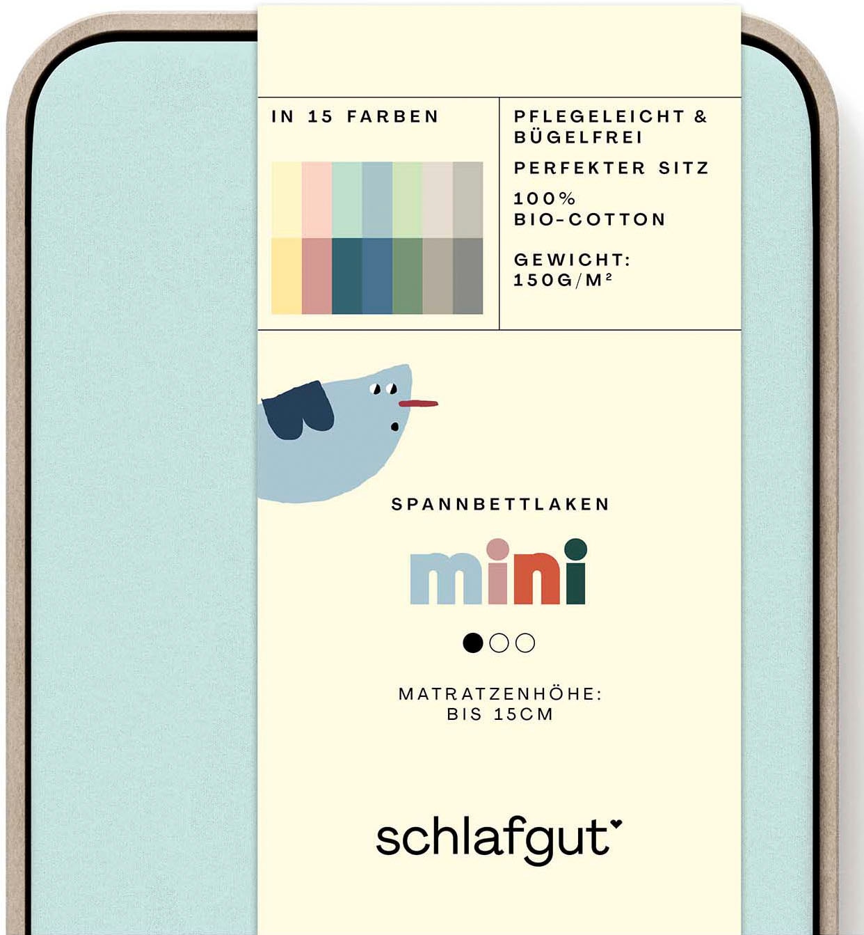 Schlafgut Spannbettlaken "Casual Mini Spannbettlaken" für Kinder, MADE IN G günstig online kaufen