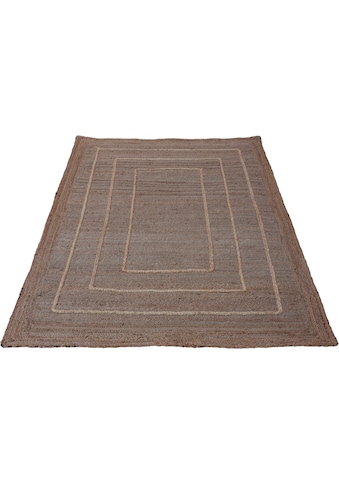 Leonique Teppich »Nilay«, rechteckig, 7 mm Höhe, Geflochtener Teppich aus 100% Jute,... kaufen