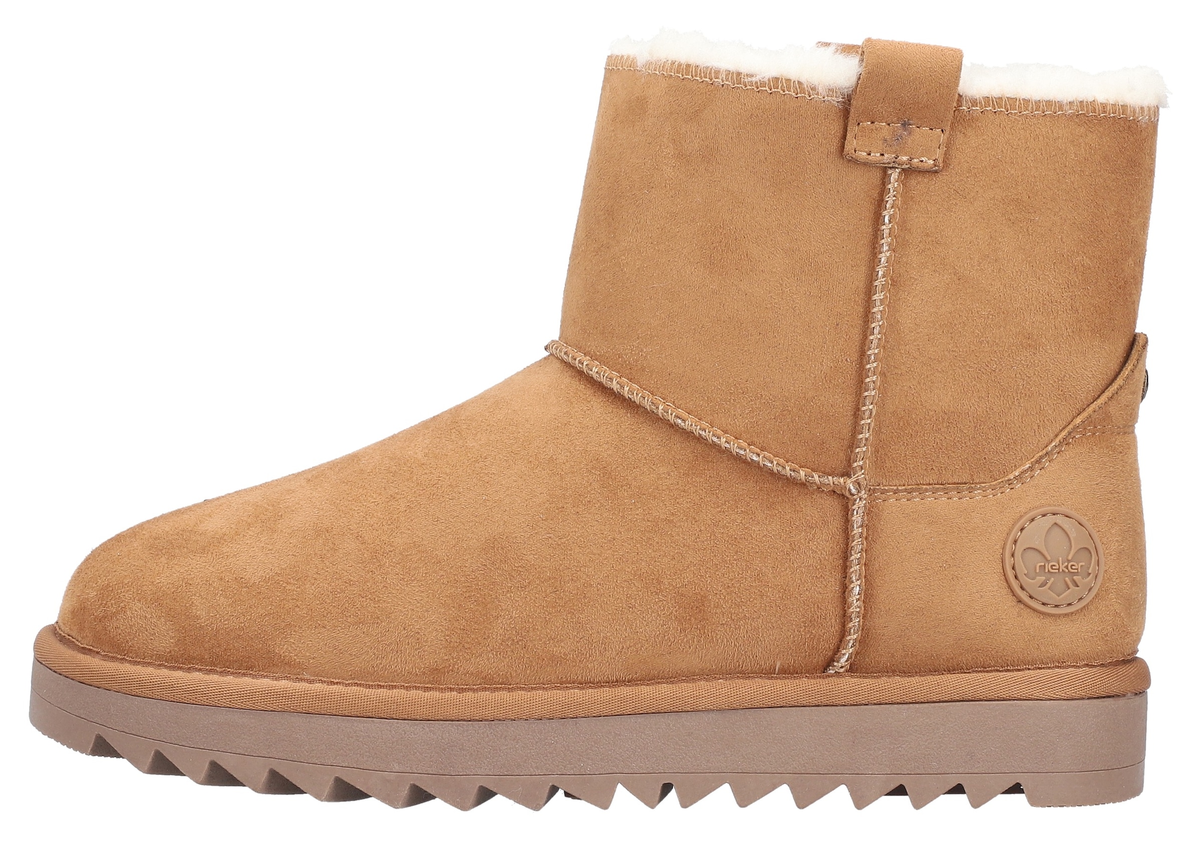 Rieker Winterboots  Plateauboots, Winterstiefelette, mit Anziehlaschen und Warmfutter