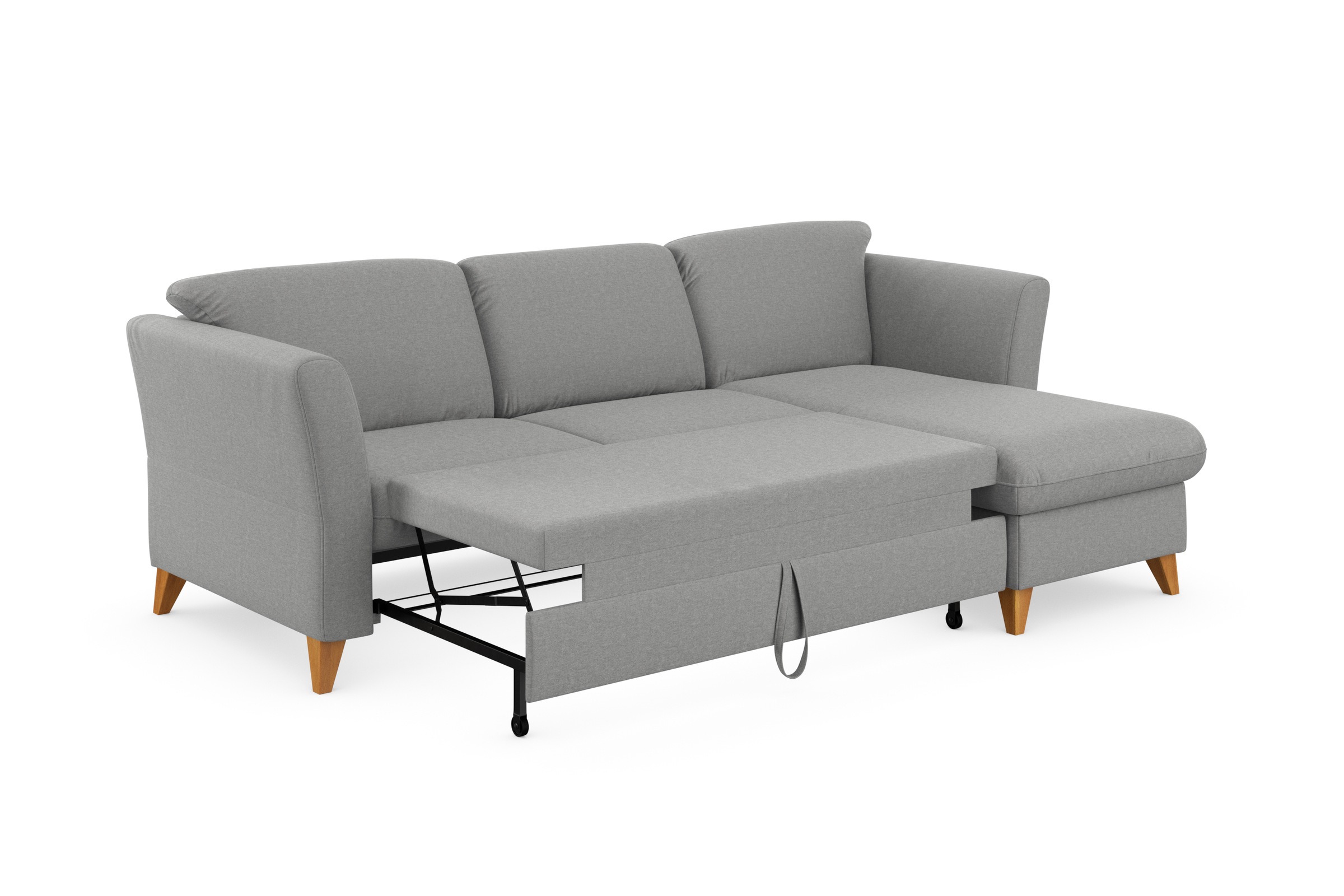 Home affaire Ecksofa »Trelleborg L-Form«, Federkern-Polsterung, wahlweise mit Bettfunktion und Bettkasten