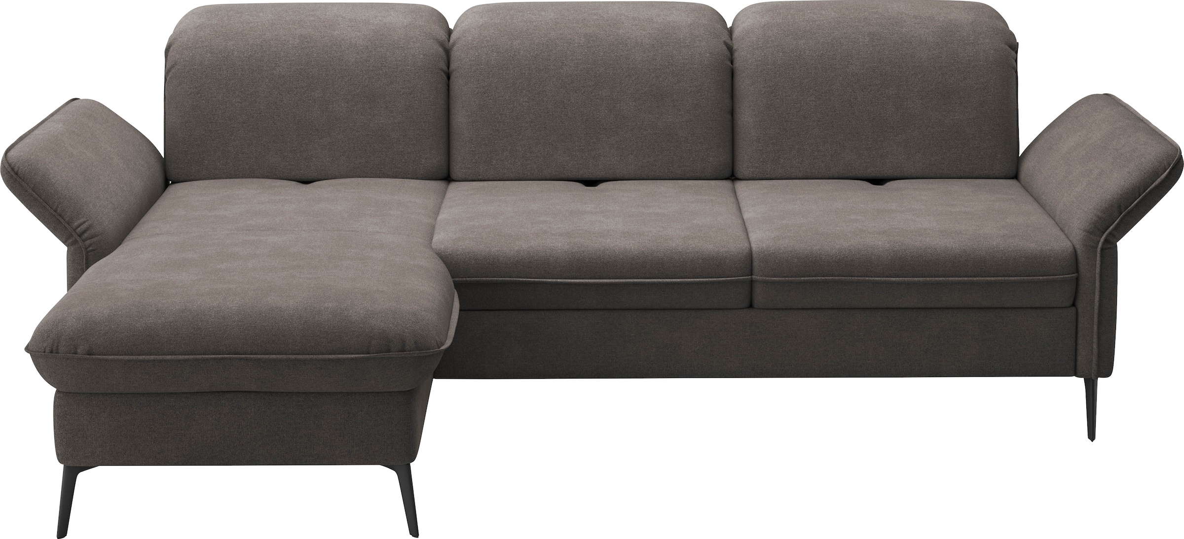 sit&more Ecksofa »Emely«, mit Sitztiefenverstellung optional mit Bettfunktion und Bettkasten