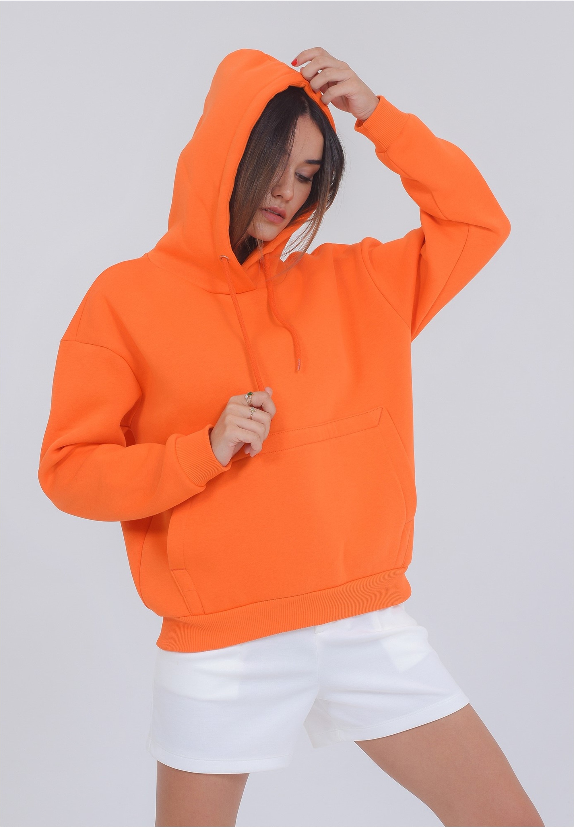 freshlions Kapuzensweatshirt »Balina«, (1 tlg.), mit elastischen Bündchen