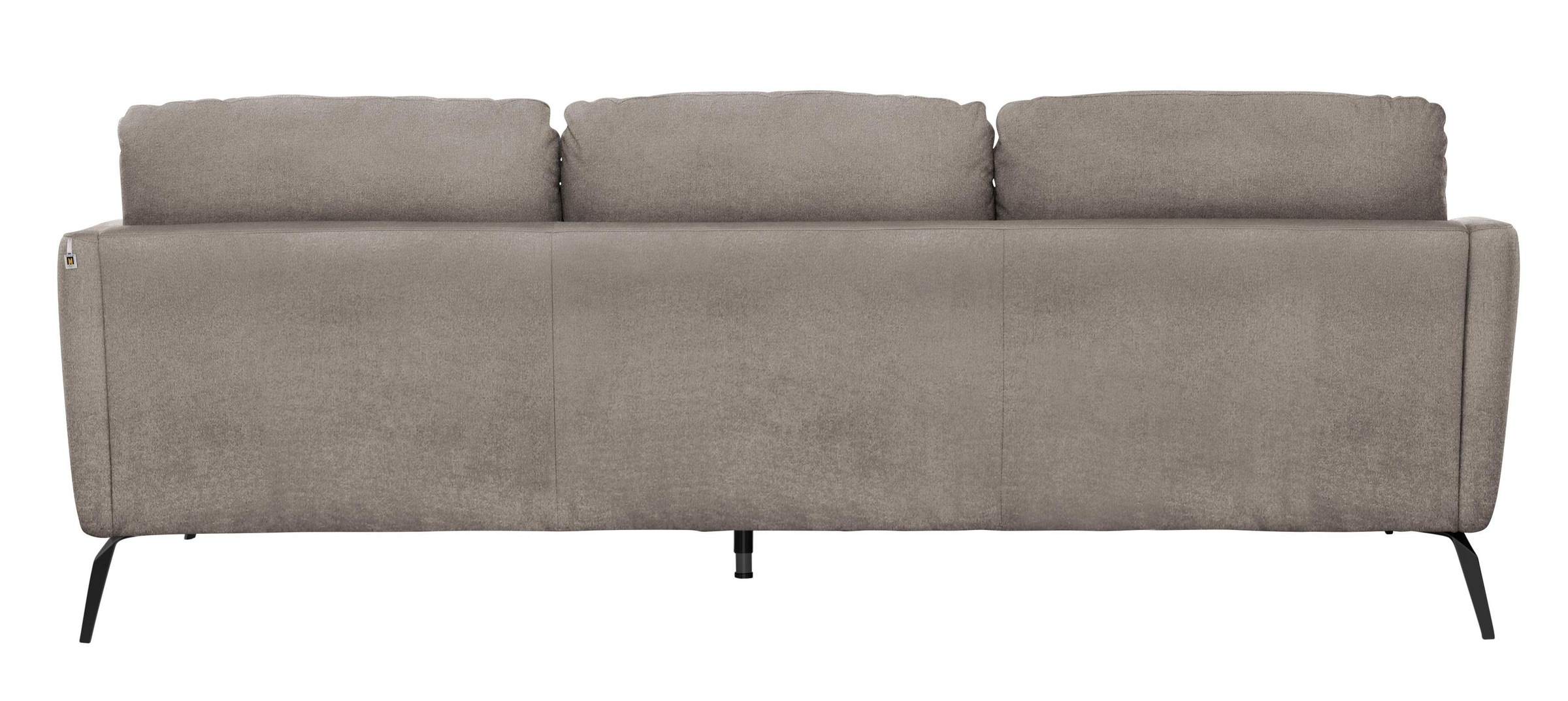 W.SCHILLIG Big-Sofa »softy«, mit dekorativer Heftung im Sitz, Füße schwarz pulverbeschichtet