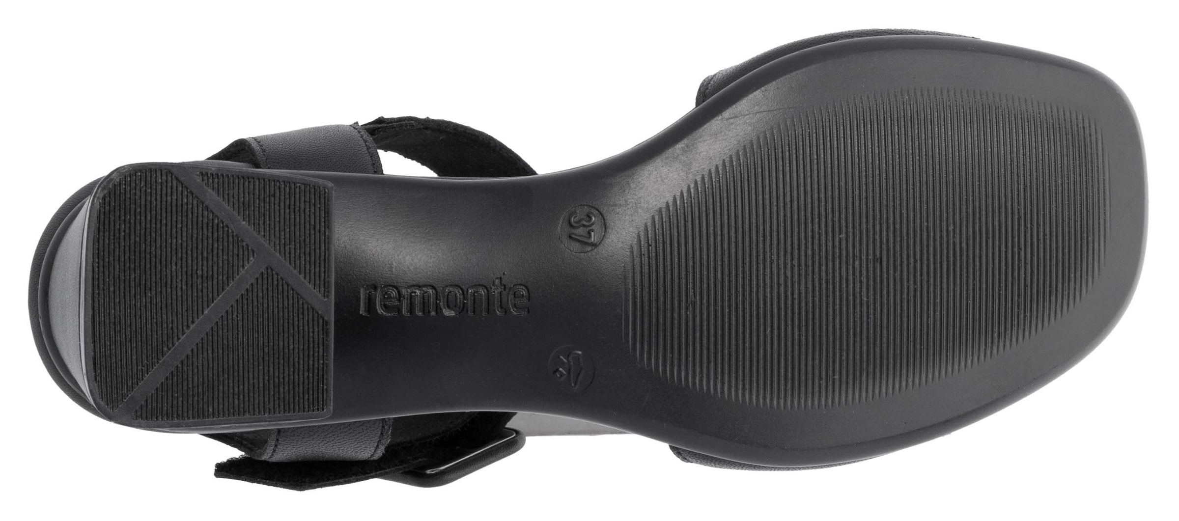 Remonte Sandalette »ELLE-Collection«, Blockabsatz, Sommerschuh, Sandale, Abendschuh mit Klettverschluss