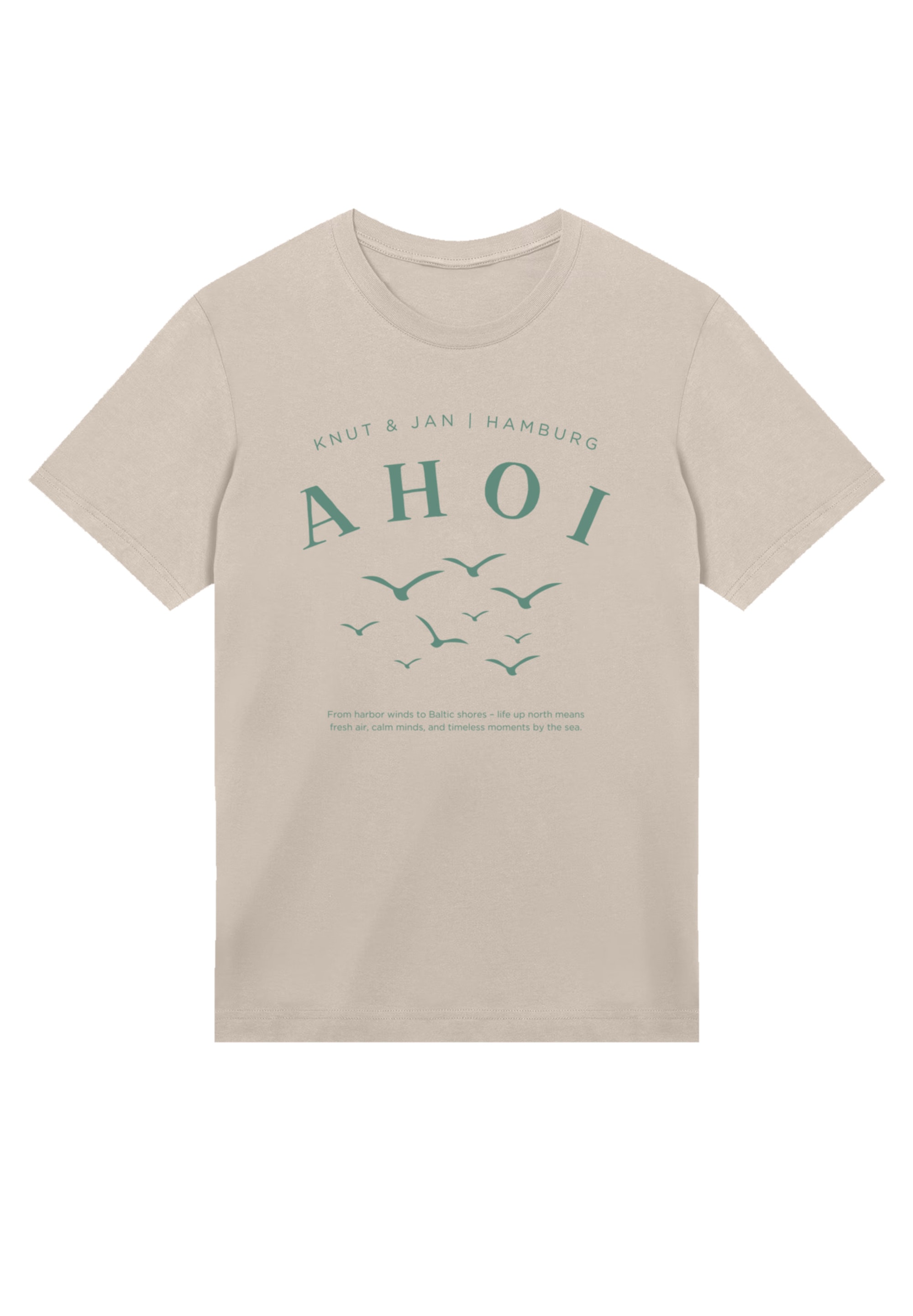 F4NT4STIC T-Shirt »Ahoi Möwe Knut und Jan«, Osteee Kollektion, Urlaub, Ahoi Moin