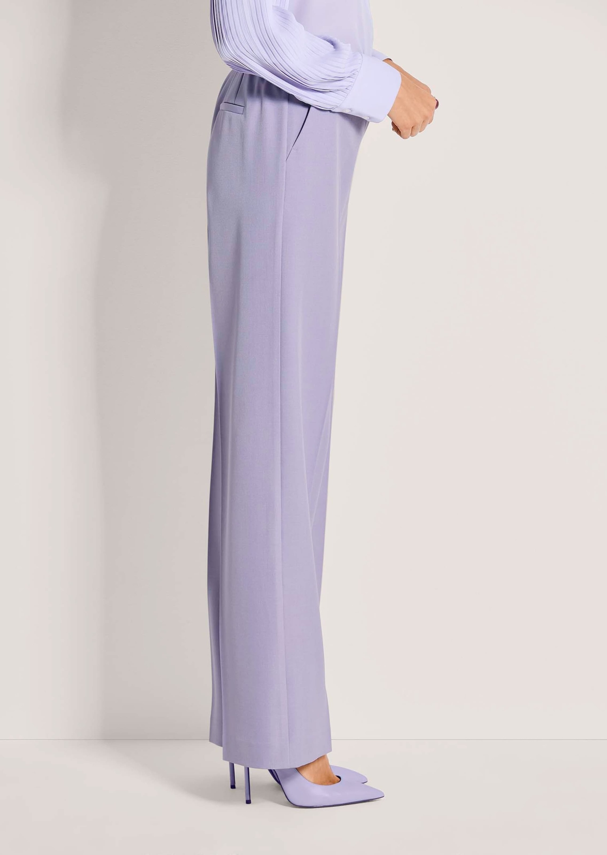 MADELEINE Stoffhose »Bügelfaltenhose Palazzohose mit Teildehnbund«