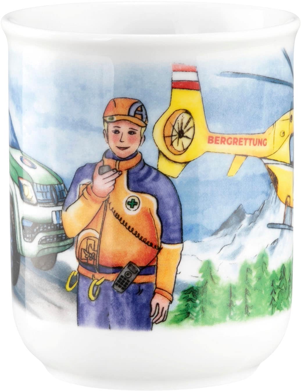 Seltmann Weiden Becher »Compact, Blaulicht«, (1 tlg.), Becher mit Henkel 0,25 l