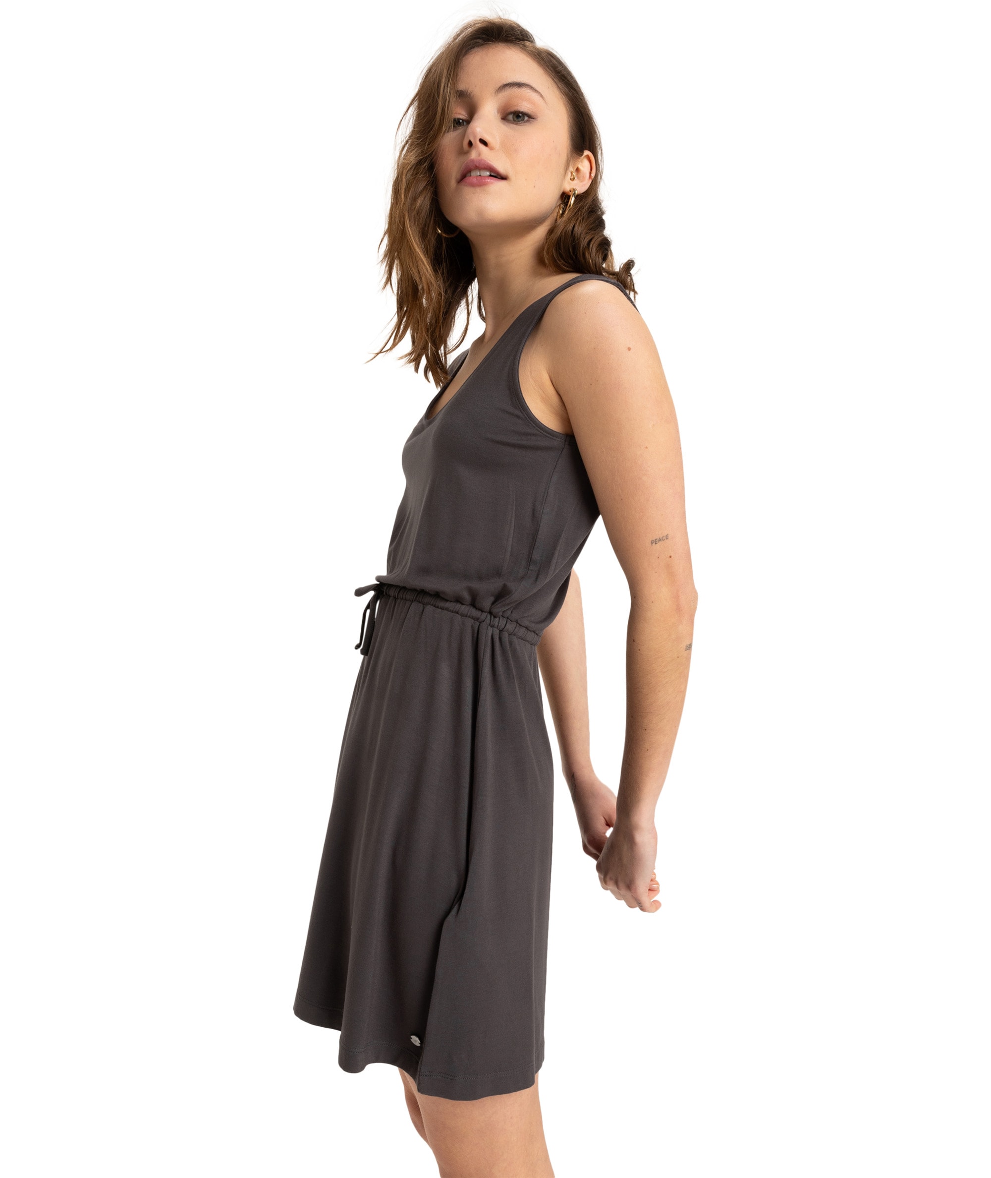 Roxy Jerseykleid »LOW TIDES DRESHORT SLEEVE SOLID«