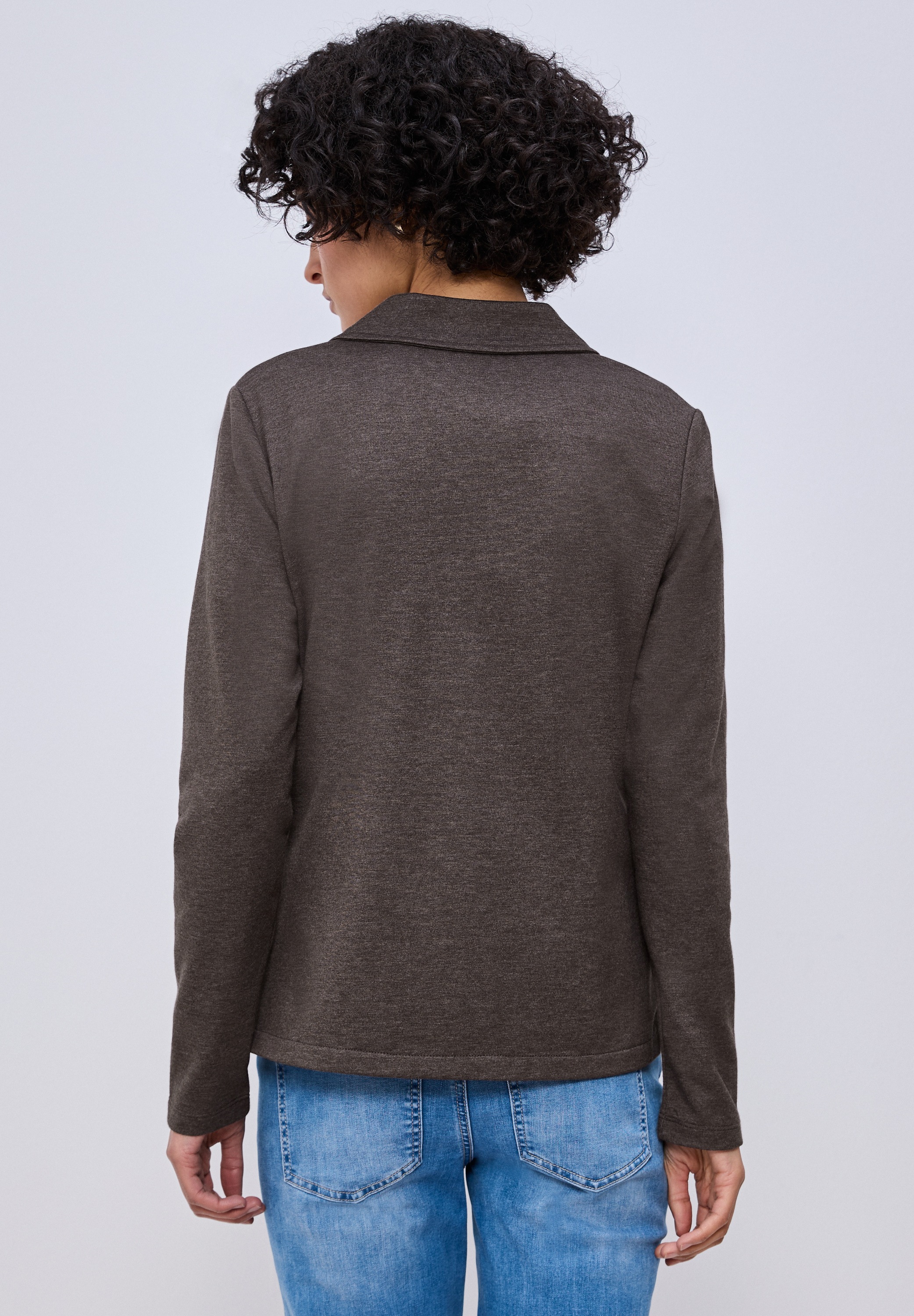 STREET ONE Sweatblazer im soften Baumwoll-Mix günstig online kaufen