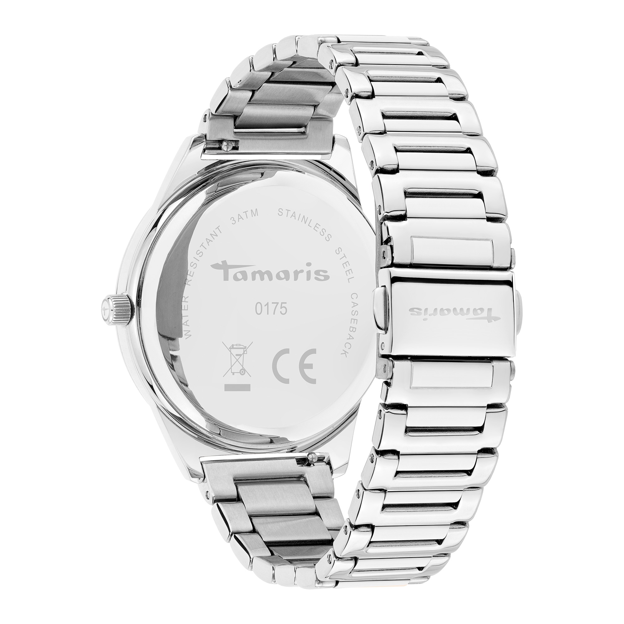 Tamaris Quarzuhr »Basic Elegance« Armbanduhr, Damenuhr, Edelstahlarmband, analog