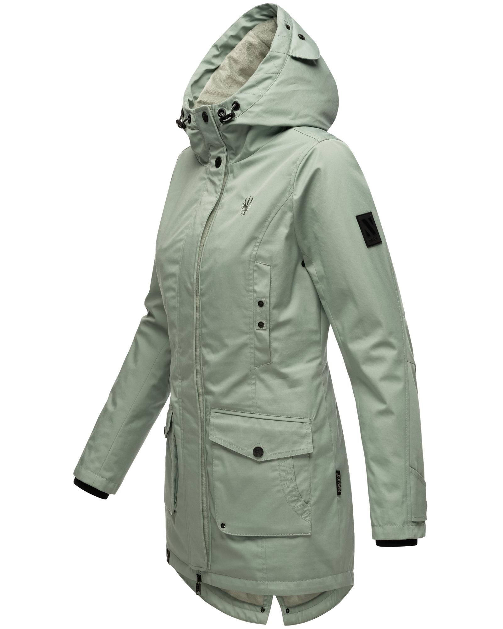 Navahoo Parka »Brinjaa«, mit Kapuze, Modischer Winter Kurzmantel mit zahlreichen Taschen