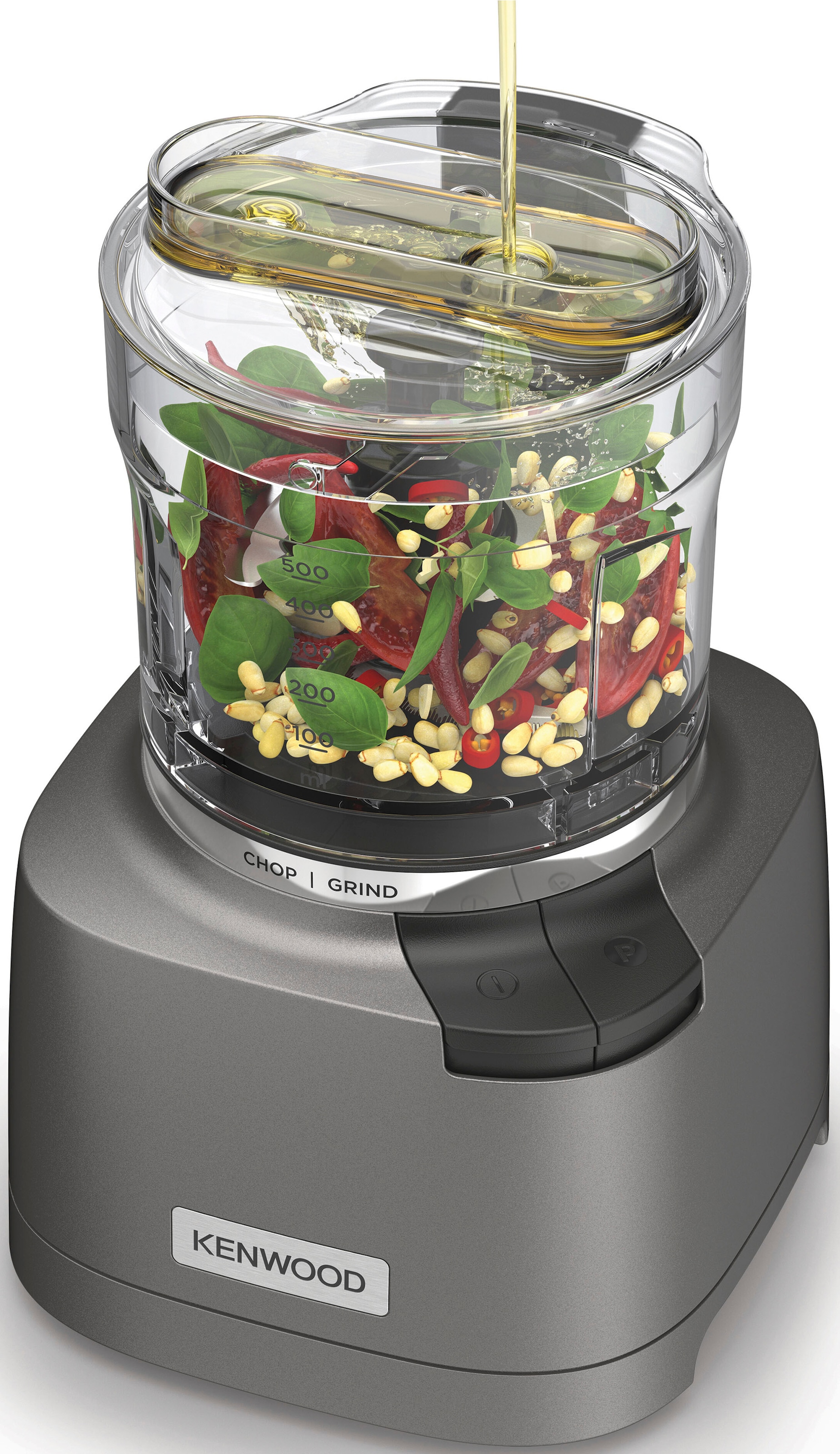 KENWOOD Zerkleinerer »DuoPrep 2-in-1 CHP80.000SI«, 800 W, silber