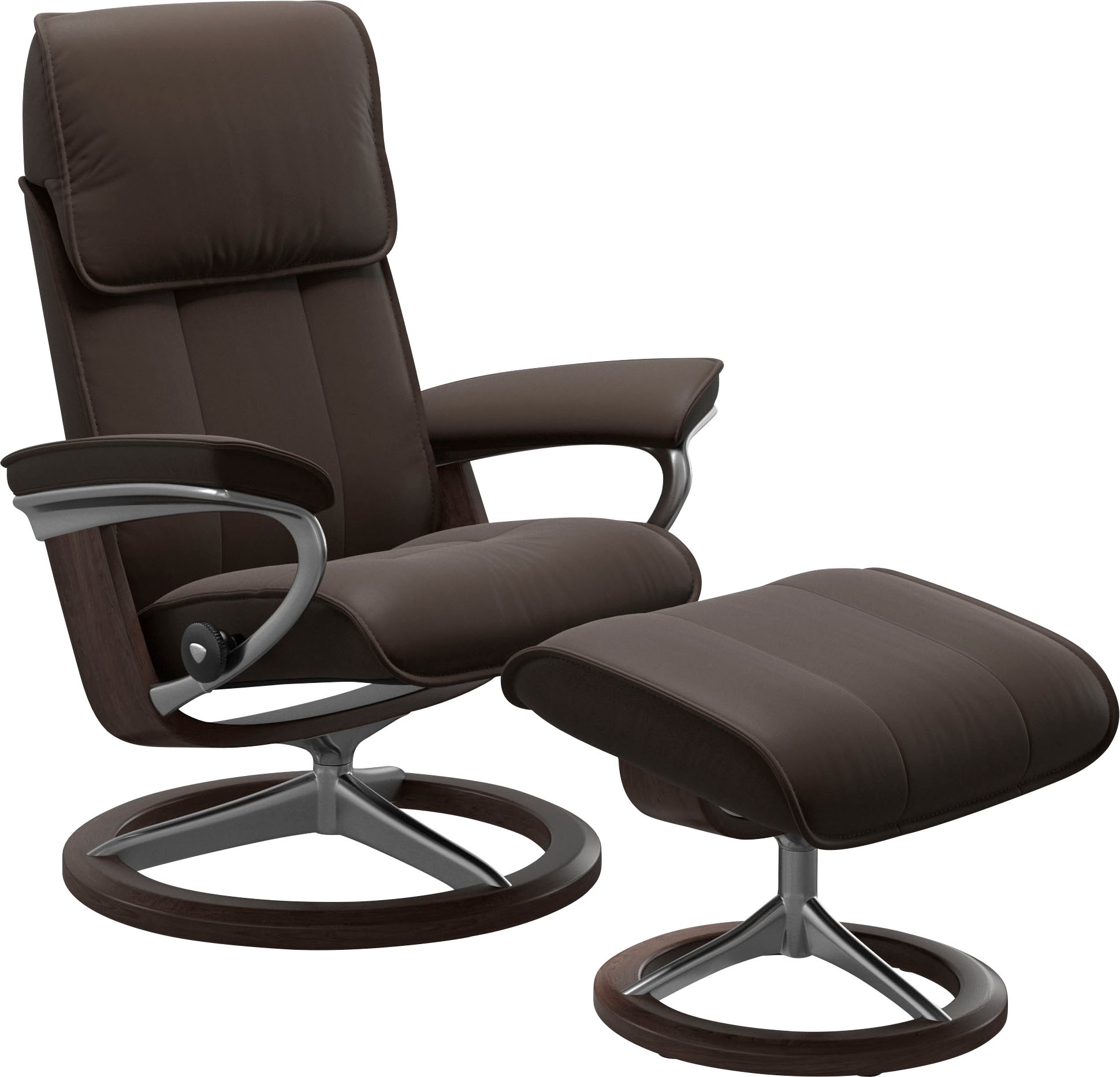 Stressless® Relaxsessel »Admiral«, BAUR (Set, L, Größe Base, inkl. Hocker), & M Gestell Signature bestellen Relaxsessel | Wenge mit