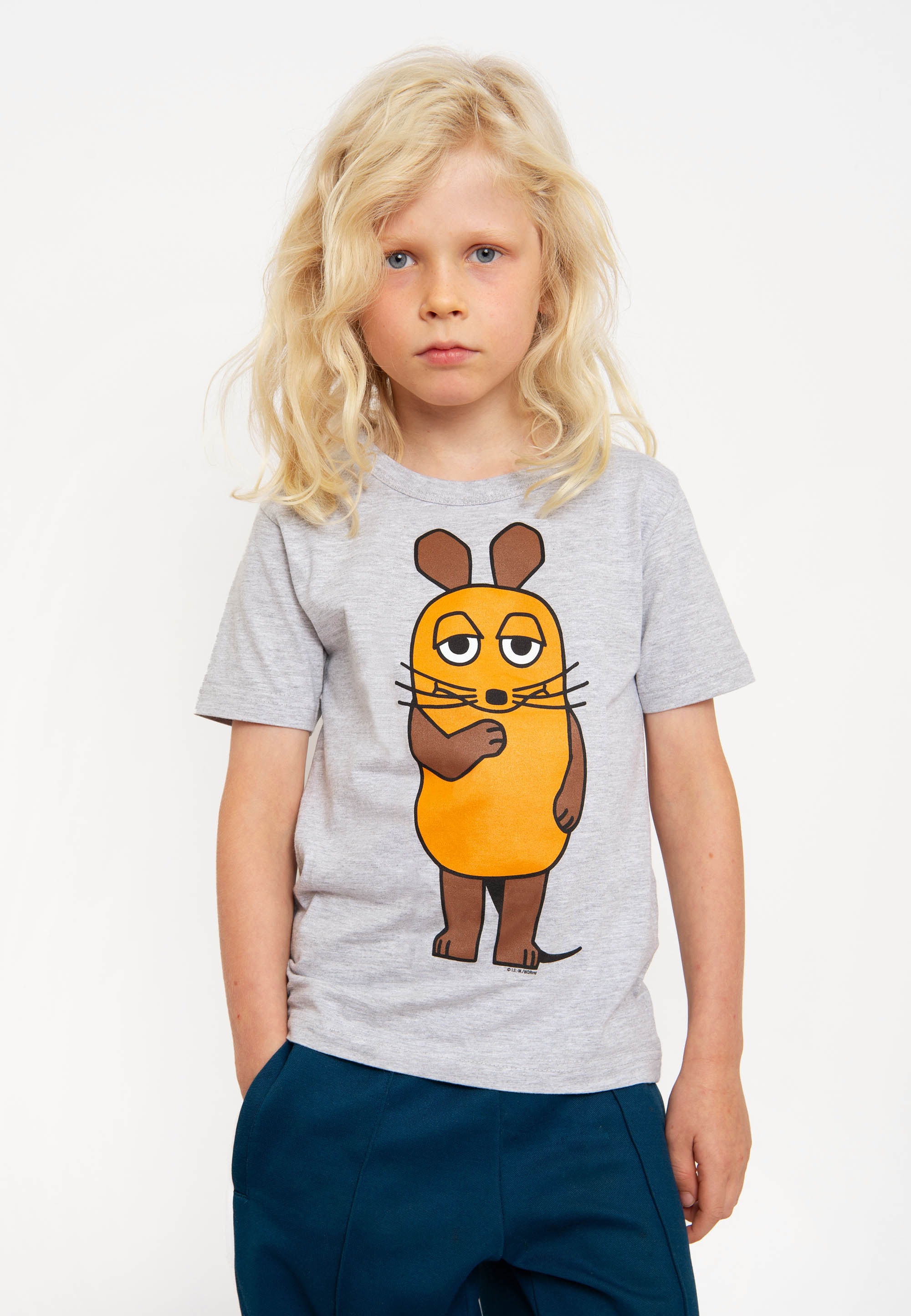 LOGOSHIRT T-Shirt »Sendung mit der Maus - Maus«, mit coolem Print