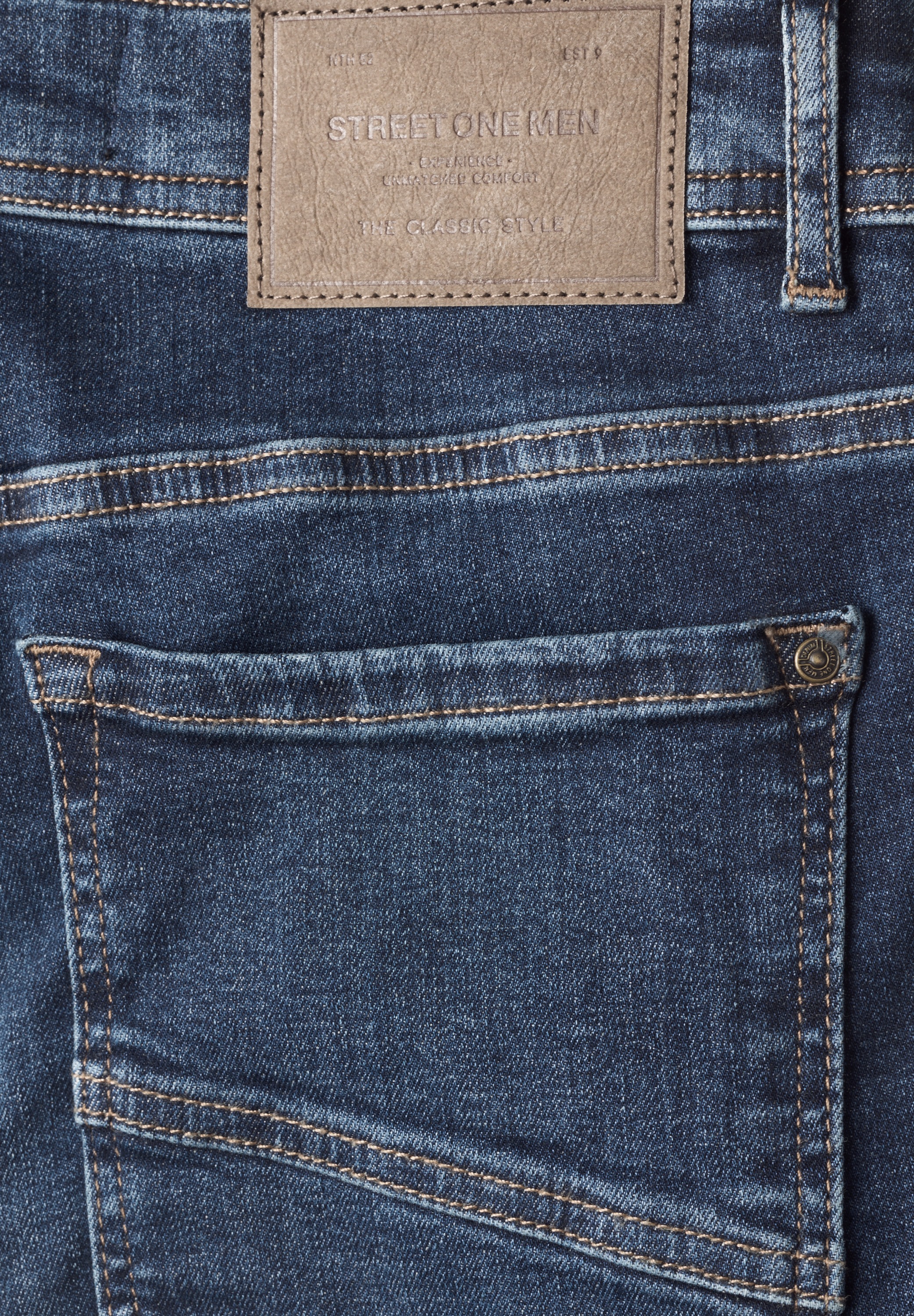STREET ONE MEN Regular-fit-Jeans 5-Pocket-Style