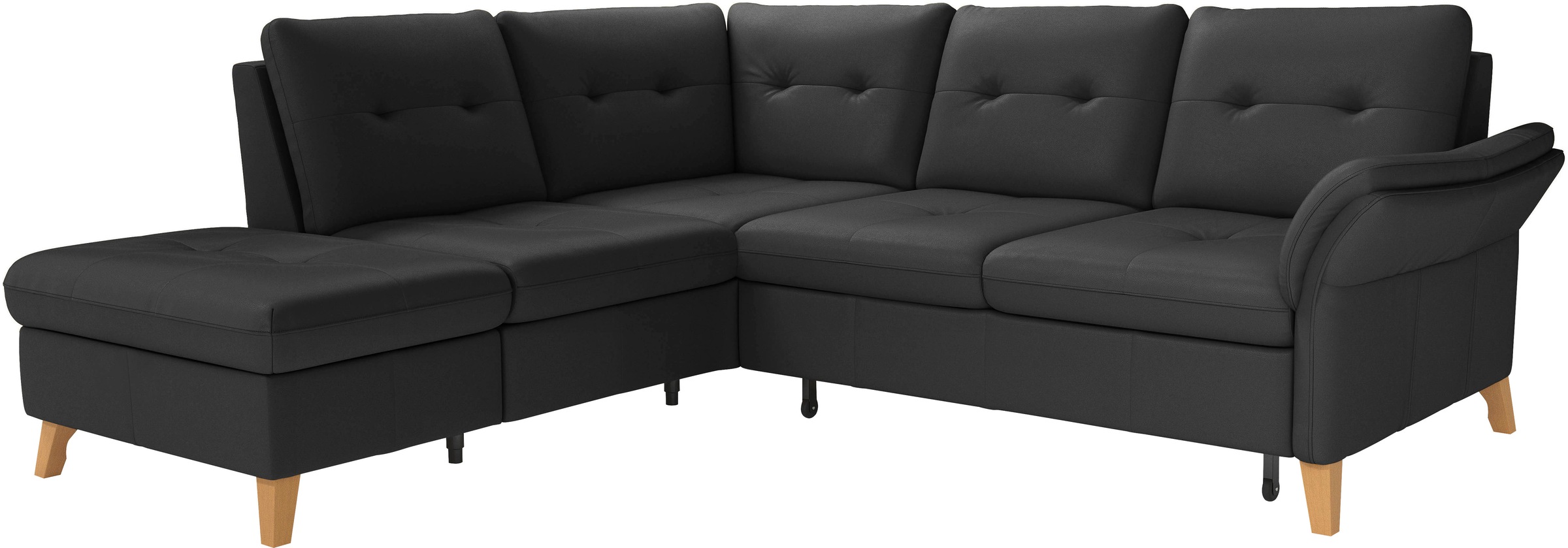 Thumbnail - sit&more Ecksofa "Göteborg" inkl. Sitztiefenverstellung, wahlweise mit Bettfunktion & Bettkasten