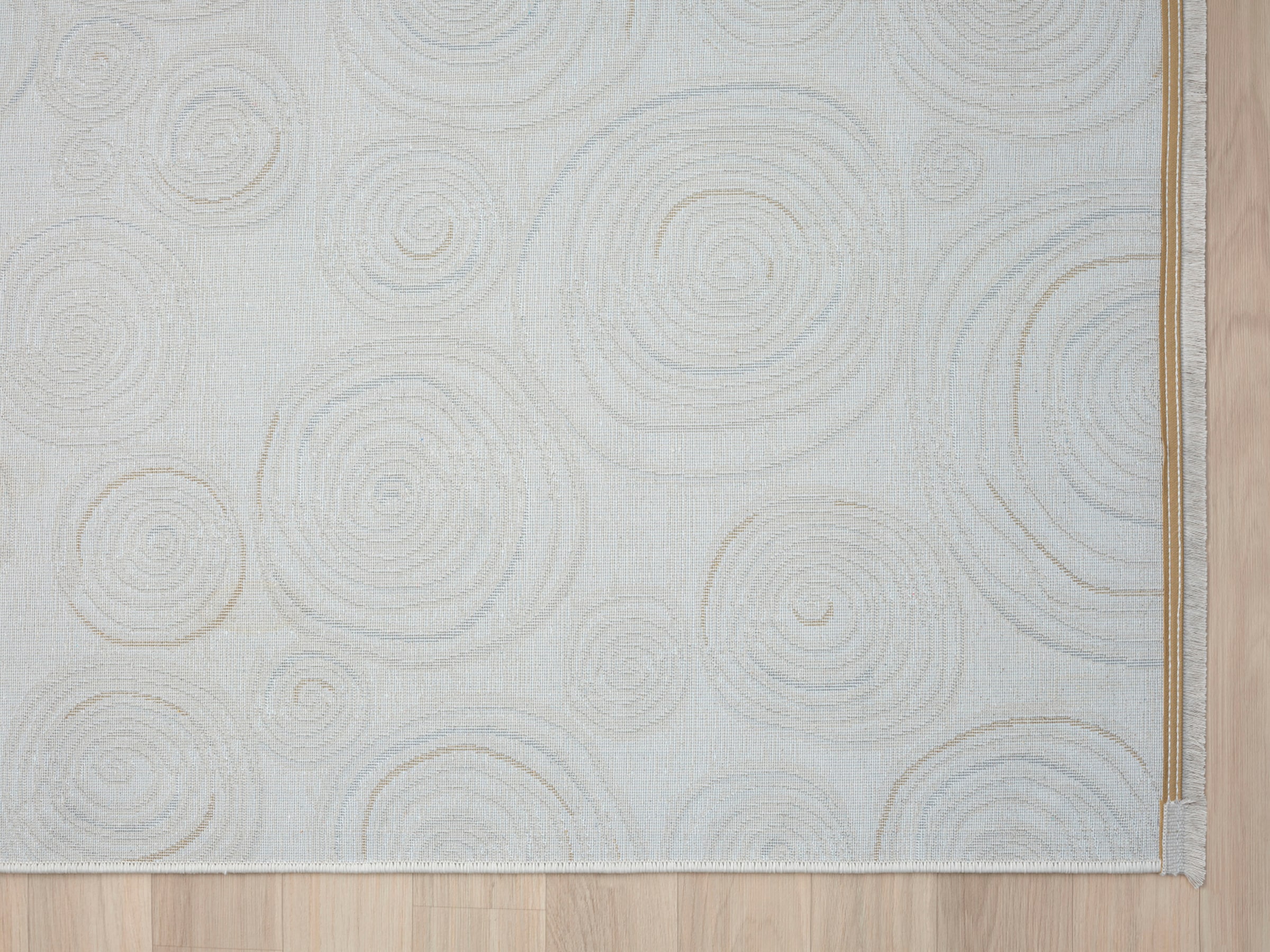 Myflair Möbel & Accessoires Teppich »My Style Lagerräumung«, rechteckig, 10 mm Höhe, Kurzflor, Scandi-Design, besonders weich durch Microfaser, mit Fransen