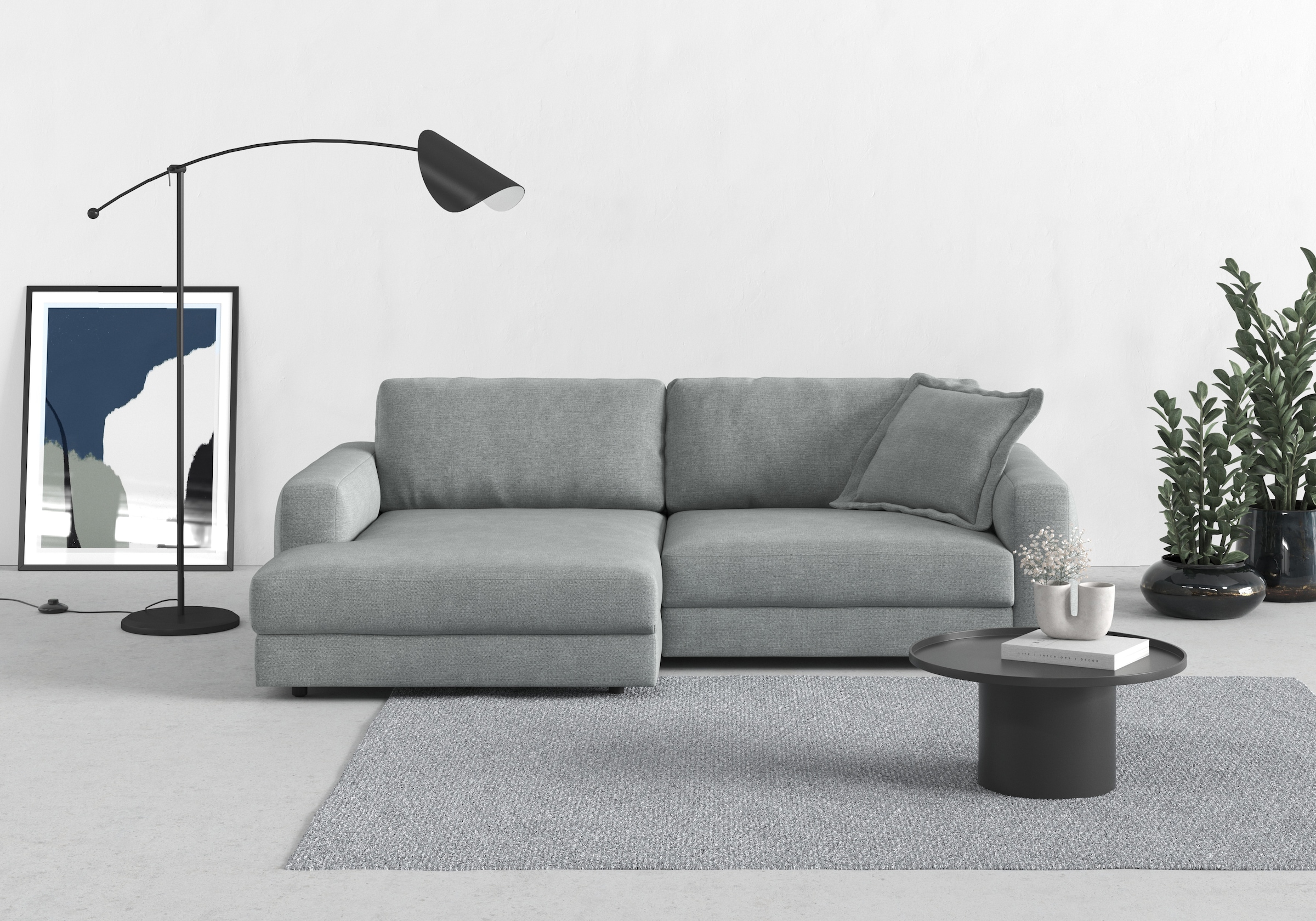 TRENDMANUFAKTUR Ecksofa "Bourbon, Designsofa mit tollem Sitzkomfort, L-Form günstig online kaufen