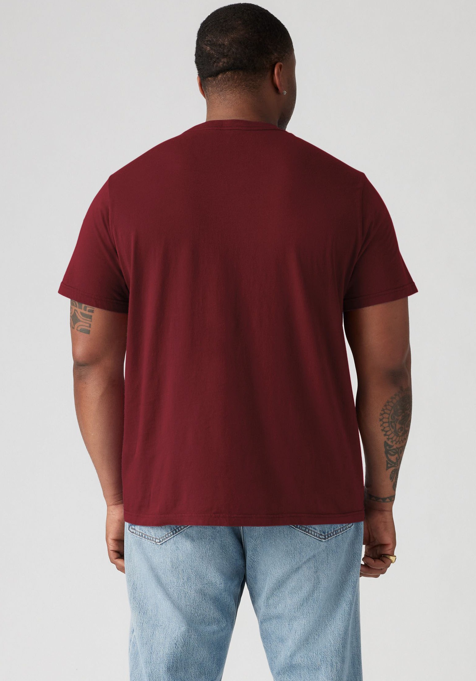 Levis Plus T-Shirt "LE BIG ORIGINAL HM TEE" mit Logo Stickerei günstig online kaufen