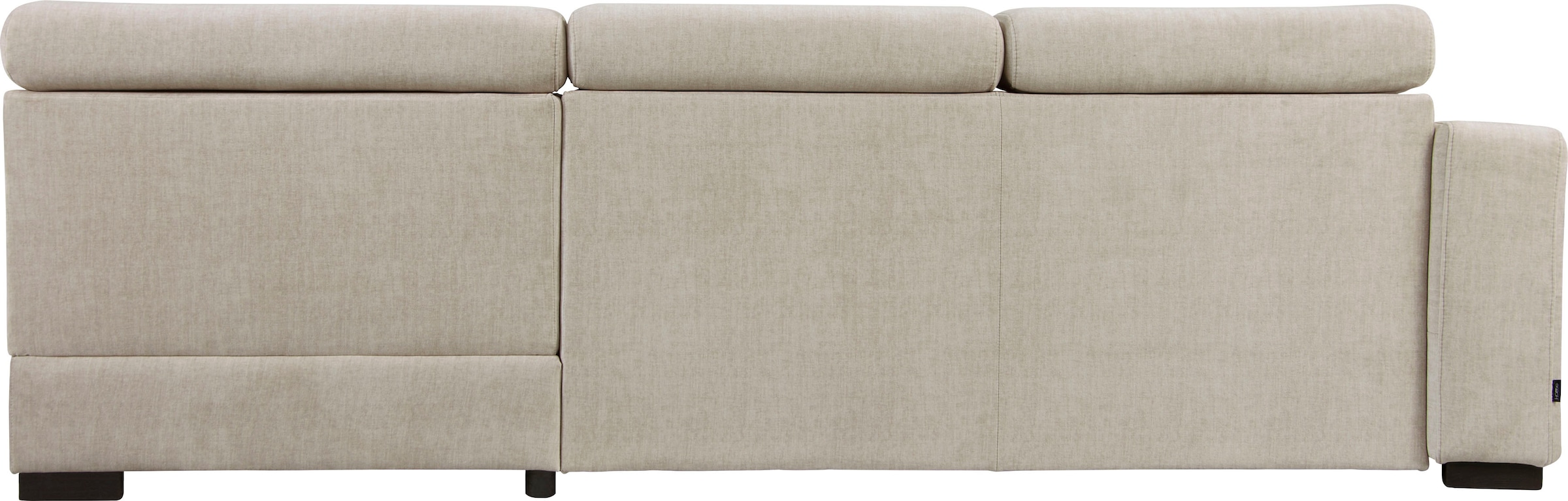 Home affaire Ecksofa »Tulio L-Form«, wahlweise mit Bettfunktion und Bettkasten, incl. 3 Zierkissen