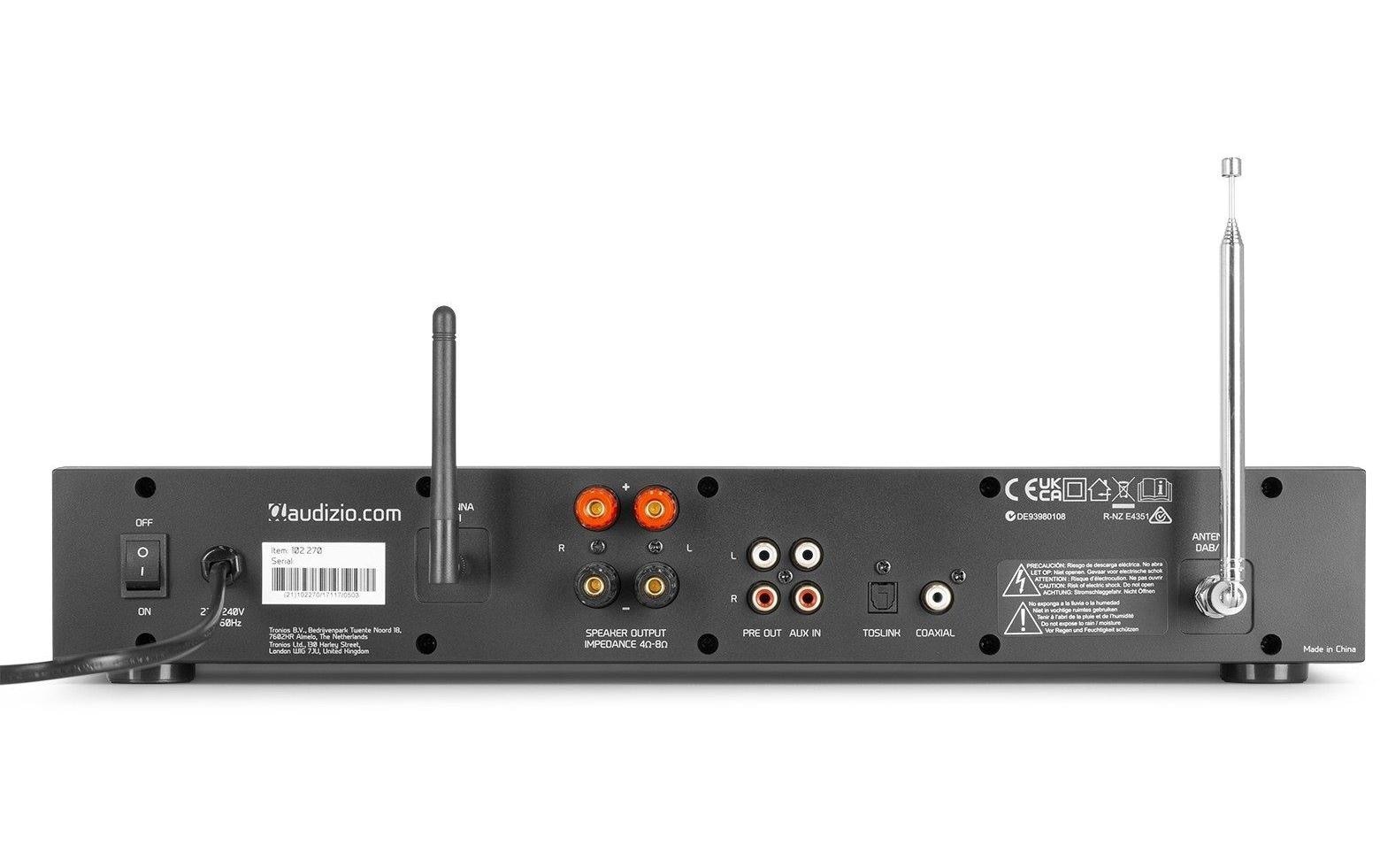 AUDIZIO Internet-Radio »Brescia« ( Digitalradio (DAB+) | FM-Tuner | Internetradio )