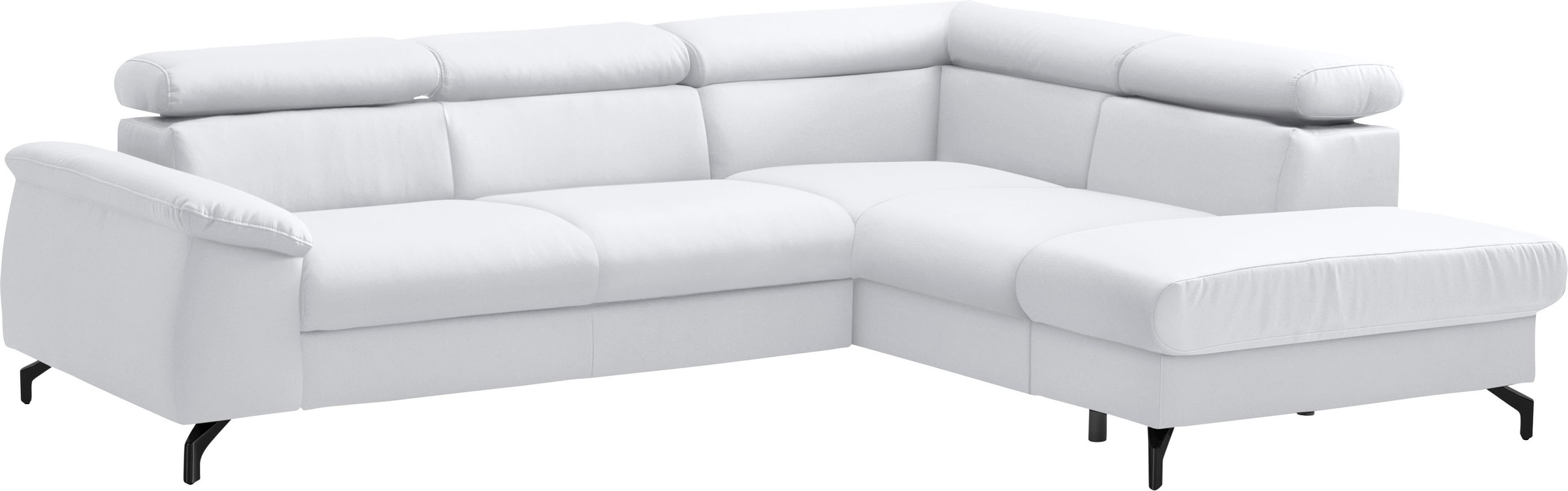 COTTA Ecksofa "Kitty L-Form, B: 249 cm" mit Kopfteilverstellung, optional B günstig online kaufen