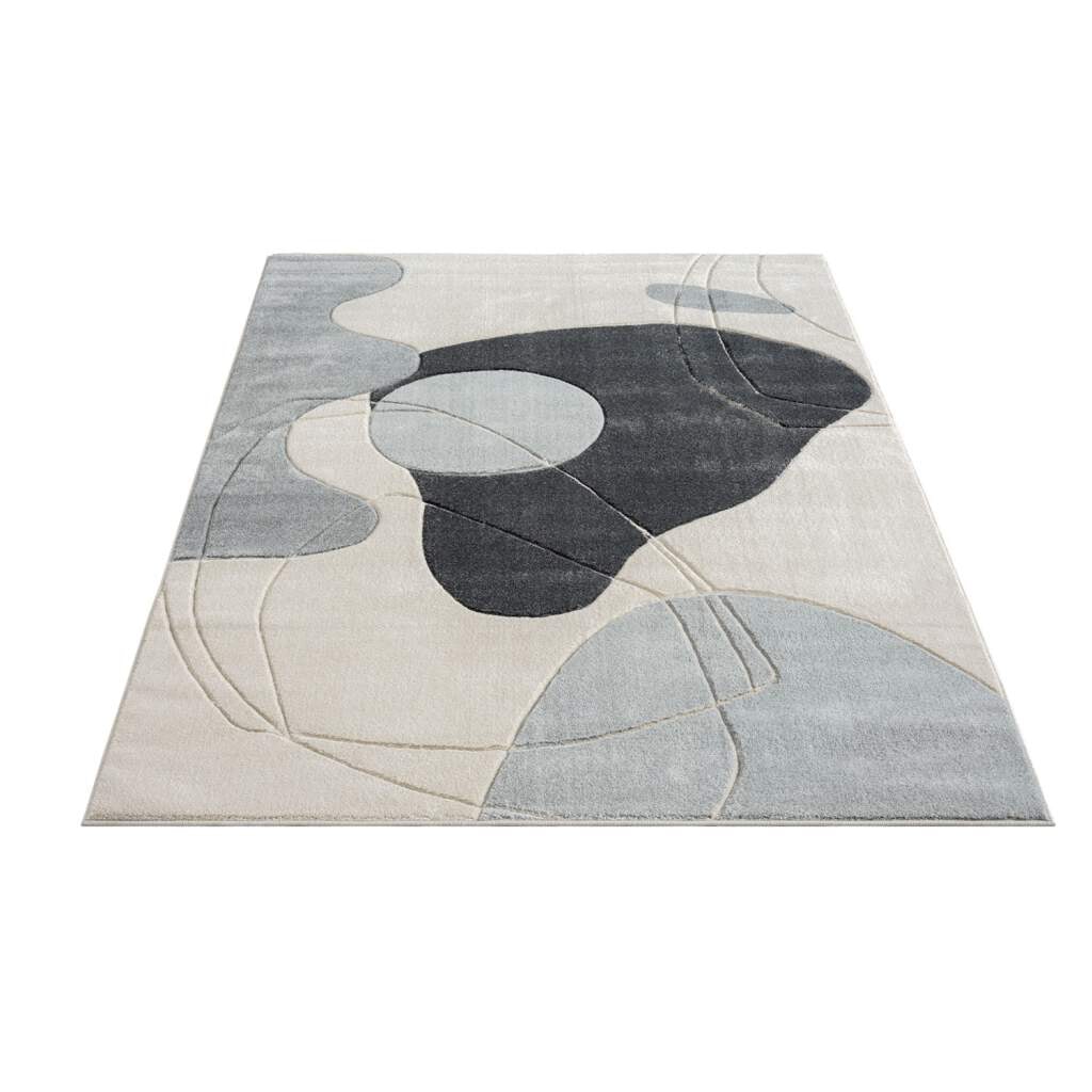 Carpet City Läufer »BONITO 7158«, rechteckig, Flachflor, Hochtief-Muster/ 3D-Effekt, Abstrakt