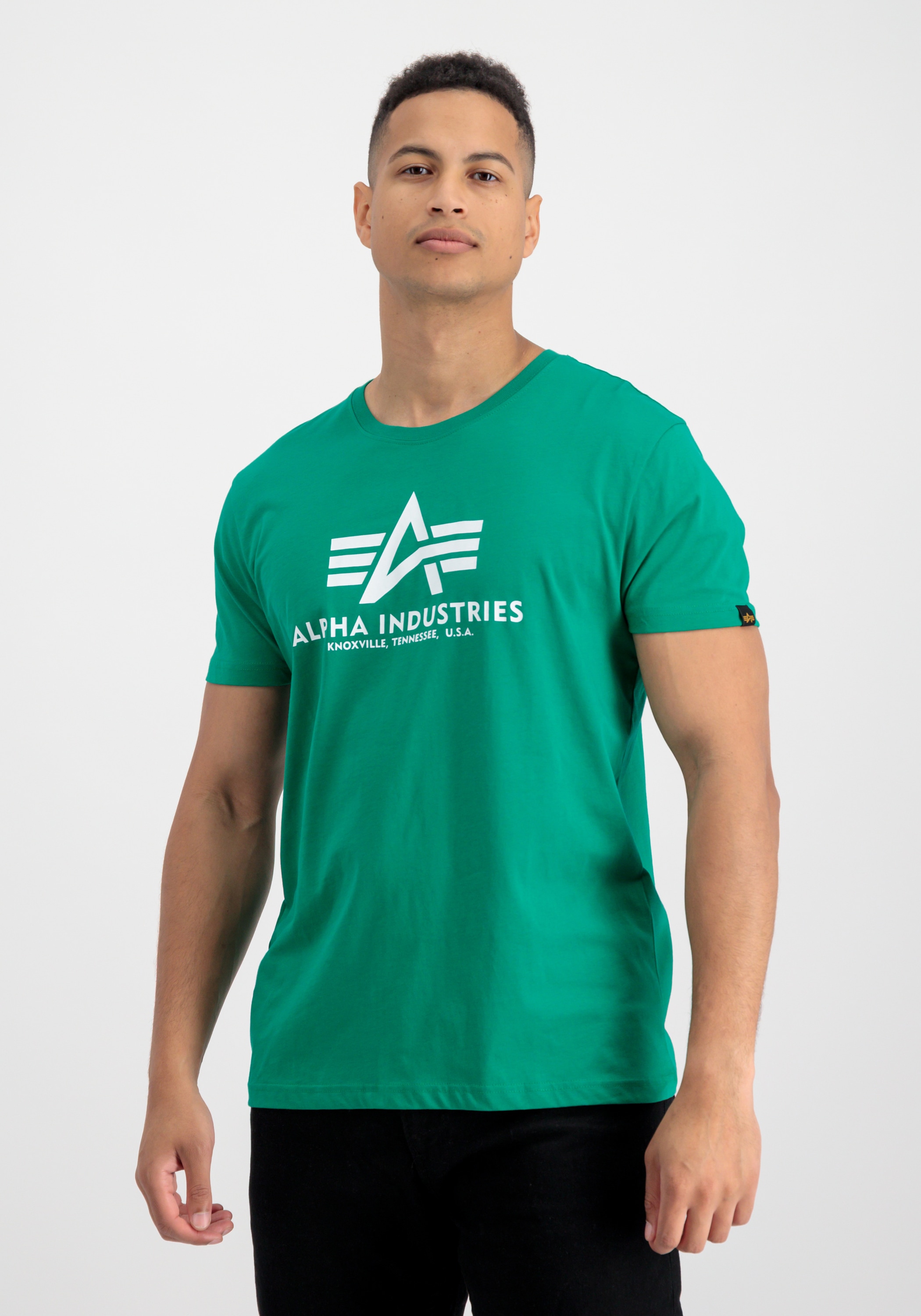 Alpha Industries T-Shirt "Alpha Industries Men - T-Shirts Basic T-Shirt BL" günstig online kaufen