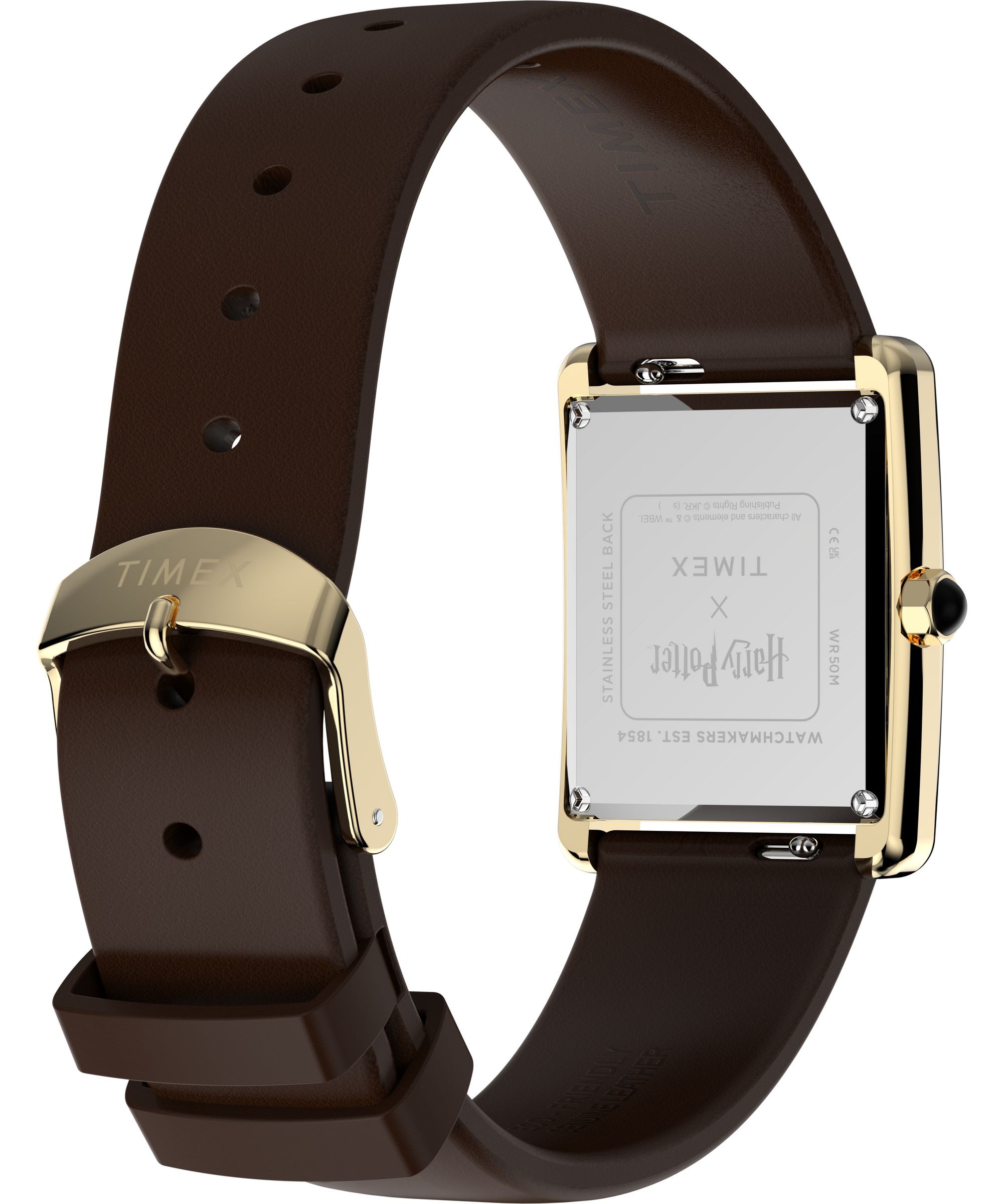 Timex Quarzuhr »Timex x Harry Potter Hailey Hogwarts« Armbanduhr, Damenuhr, Lederarmband, analog