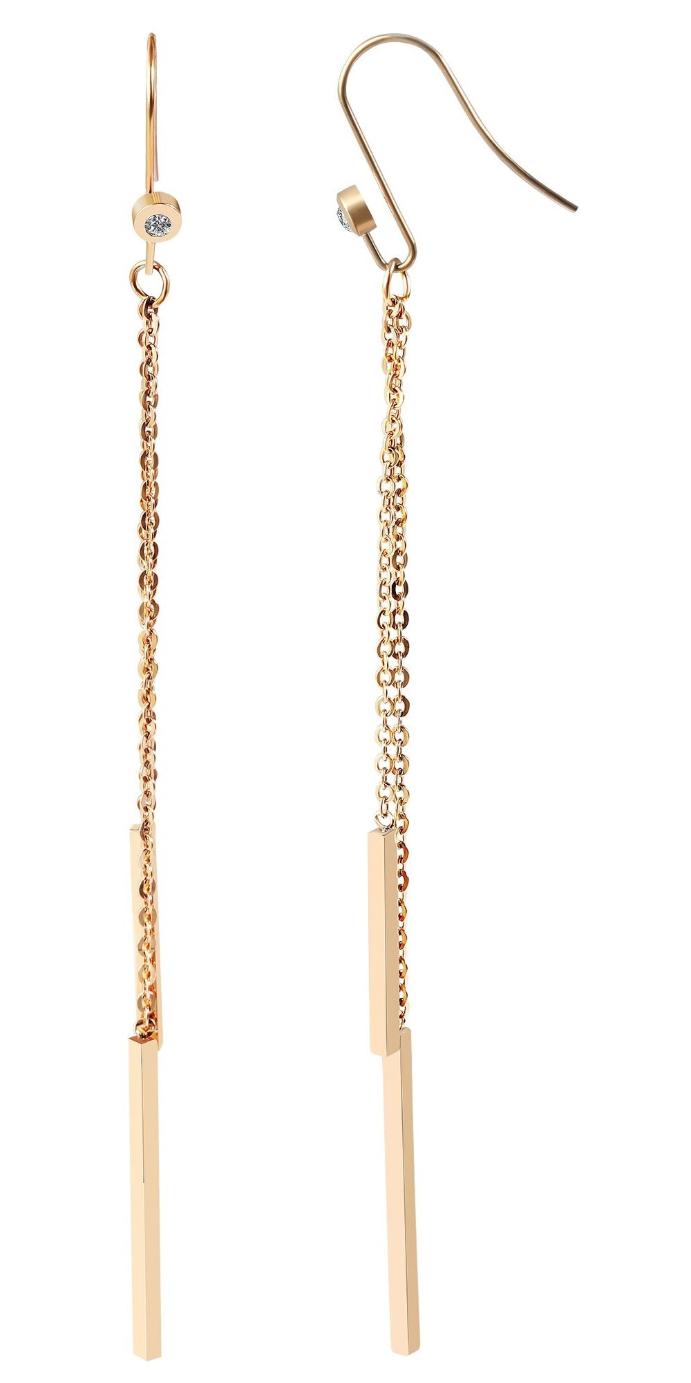 Adelia´s Paar Ohrhänger »Damen Ohrringe – Ohrhänger aus Edelstahl« Ideal als Geschenk zum Weihnachten