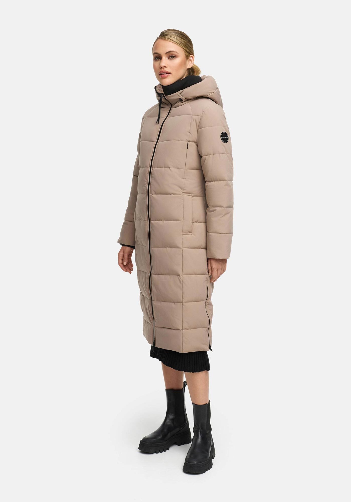 Marikoo Winterjacke »Lanitaa«, Windschutz durch hochschließenden Kragen