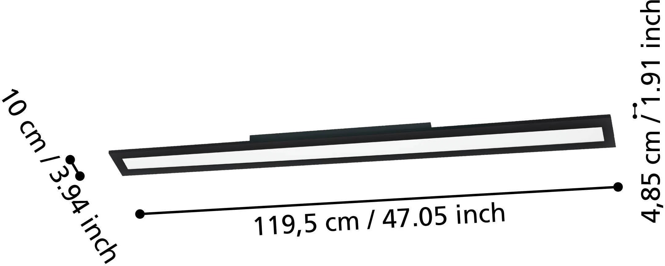 EGLO Deckenleuchte »SALOBRENA-Z« in schwarz aus Alu, Stahl / inkl. LED fest integriert - 33,5 Watt