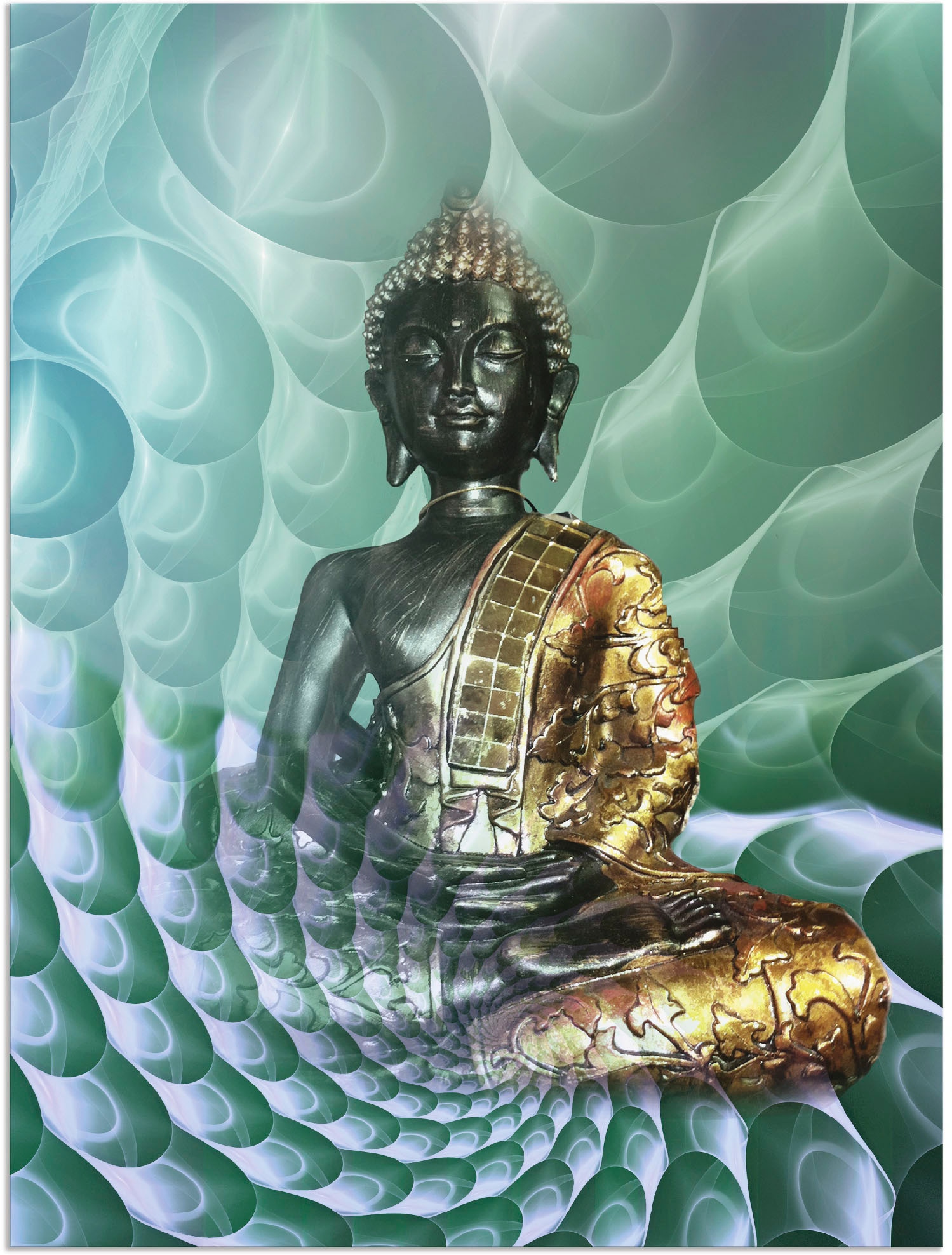 Artland Wandbild "Buddhas Traumwelt CB" Religion 1 Stk. tlg. als Alubild, Leinwandbild, Poster in verschied. Größen