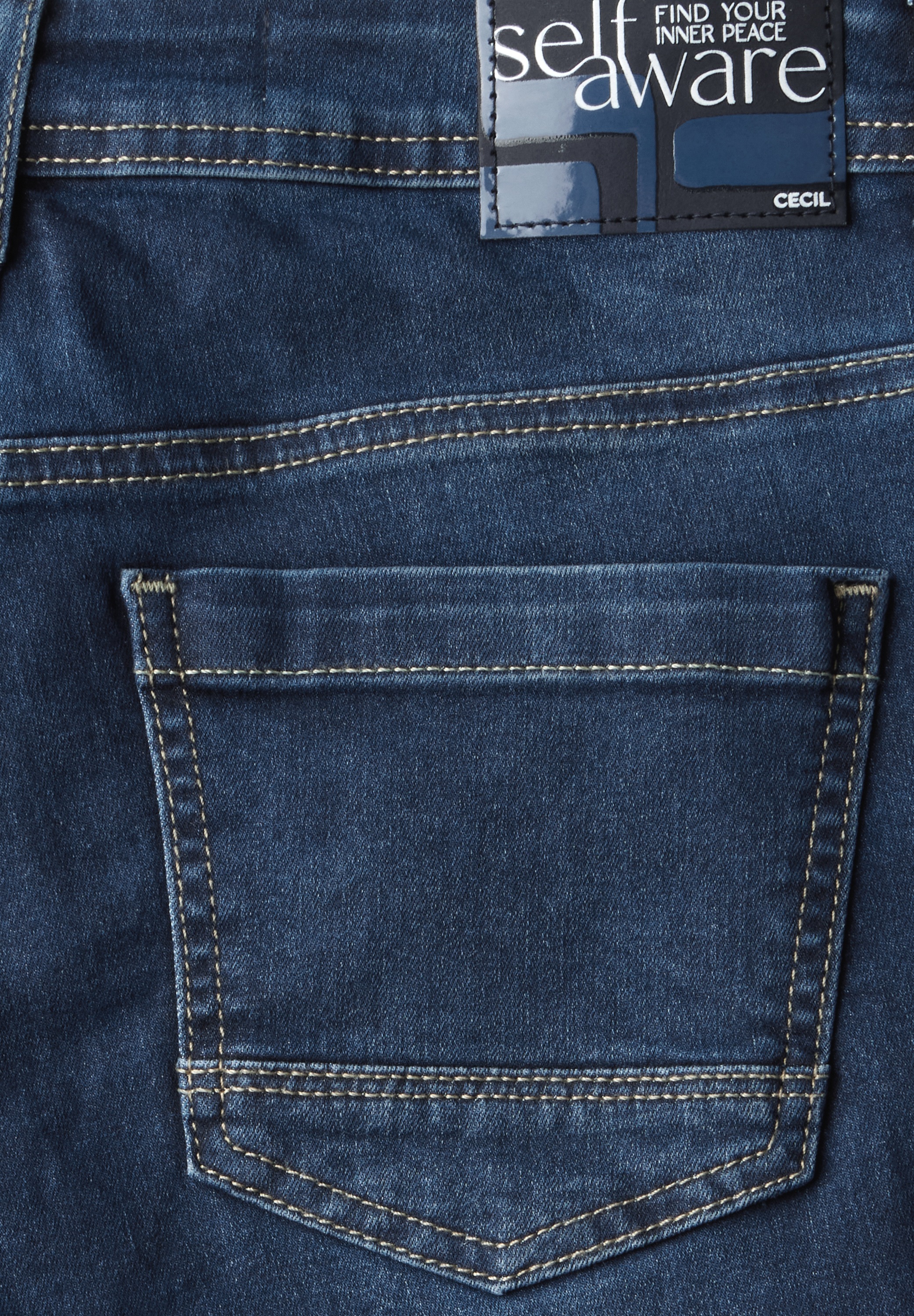 Cecil Comfort-fit-Jeans, Middle Waist