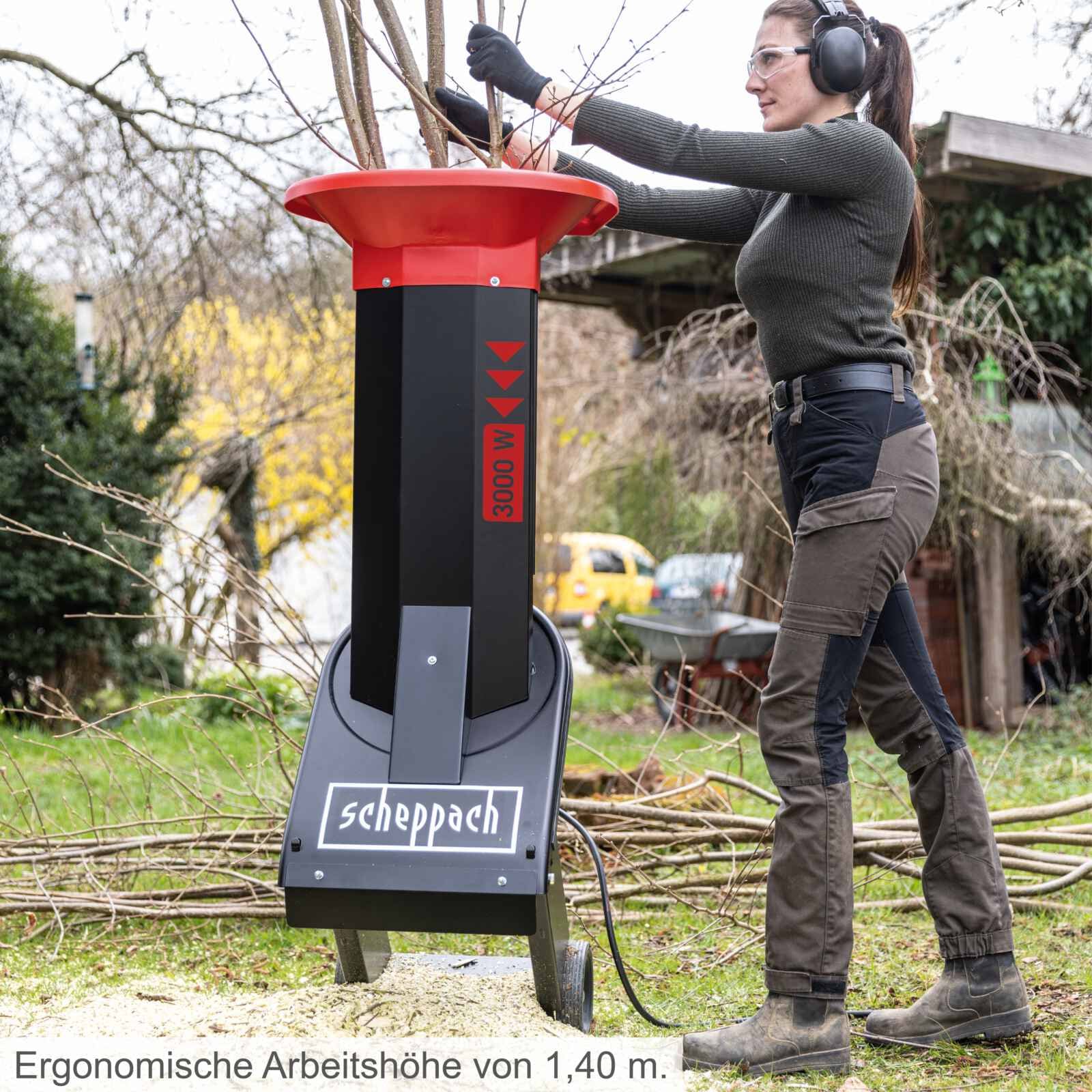 Scheppach Häcksler "BIOSTAR 3000", Gartenhäcksler günstig online kaufen