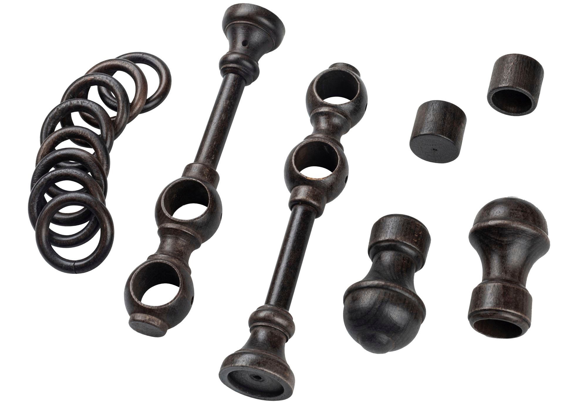 SN DECO GROUP Gardinenstange »Ares«, 2 läufig-läufig, Fixmaß