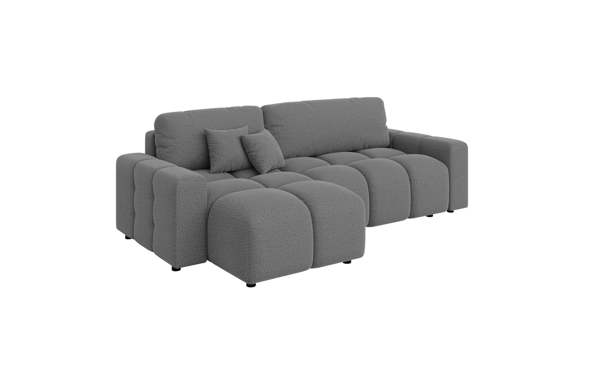 INOSIGN Ecksofa »FELICI, Schlafsofa 233cm, L-Form mit Recamiere beidseitig montierbar«, Designsofa mit Bettfunktion und Bettkasten, Maße B/T/H: 233/142/88 cm