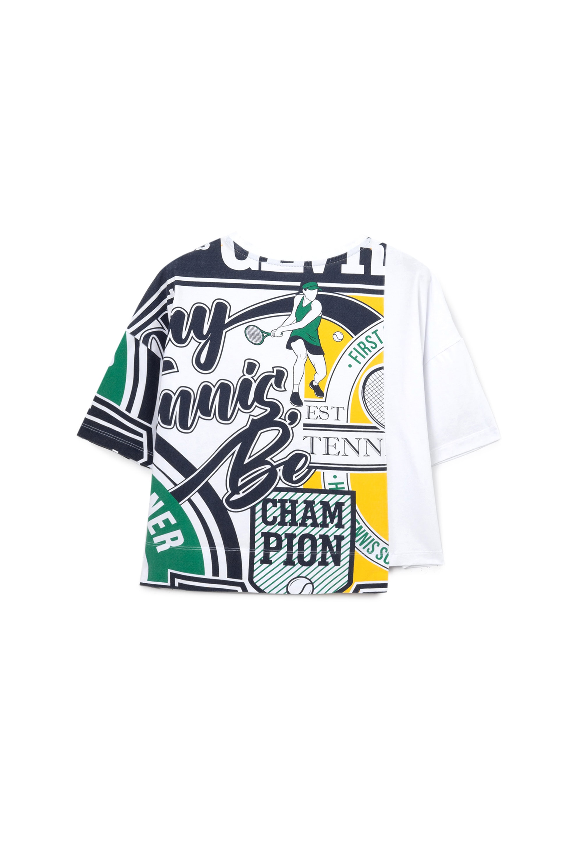 Gulliver T-Shirt, mit asymmetrischem Schnitt