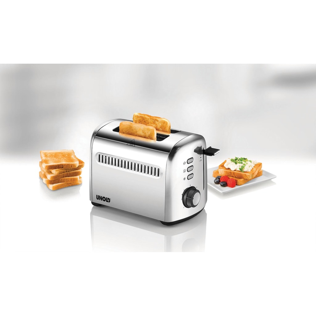 Unold Toaster »2er Retro 38326«, 2 kurze Schlitze, 950 W