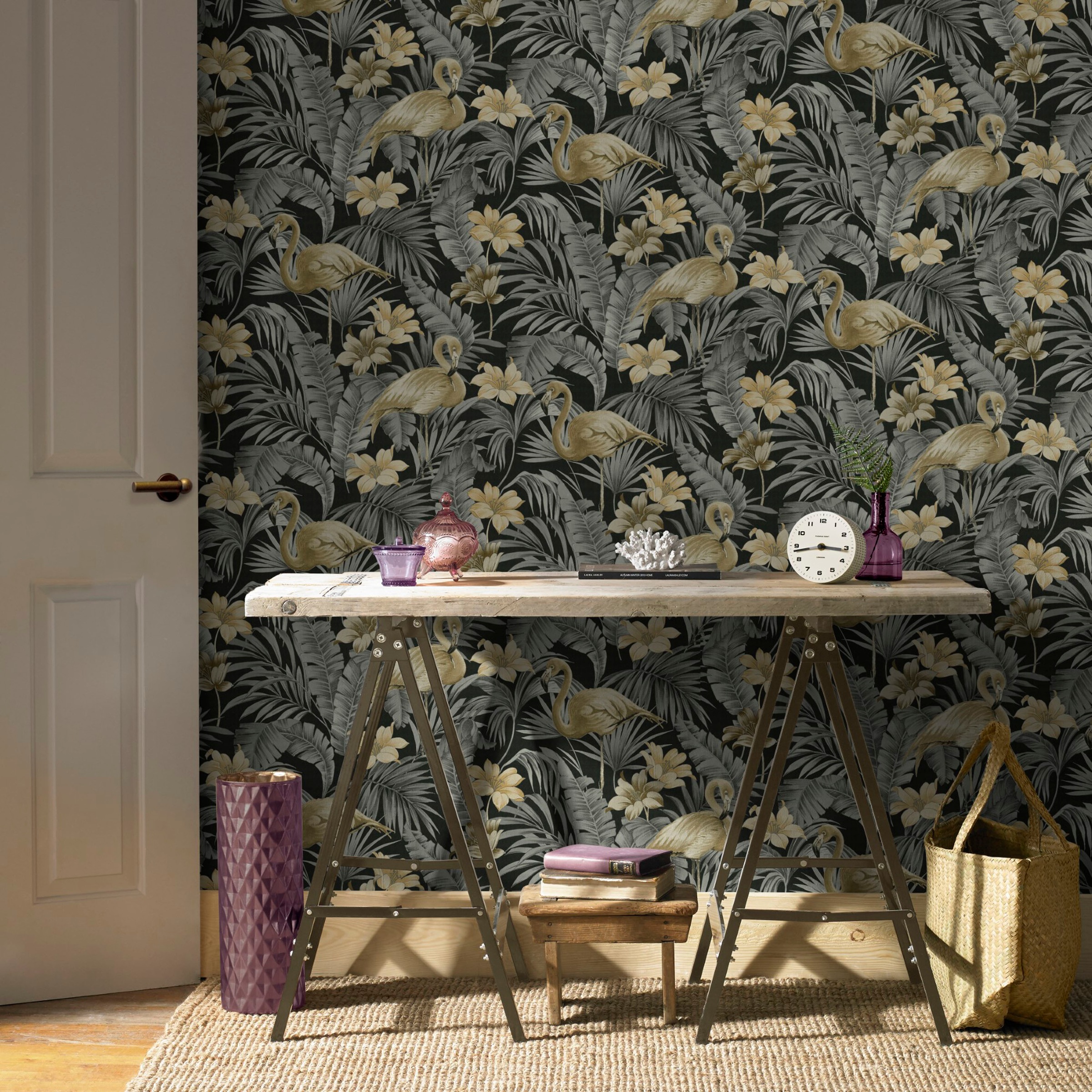 Superfresco Easy Vliestapete »Superfresco Easy Sandrine Tropics Dark«, geblümt, Superfresco Easy Sandrine Tropics Dark