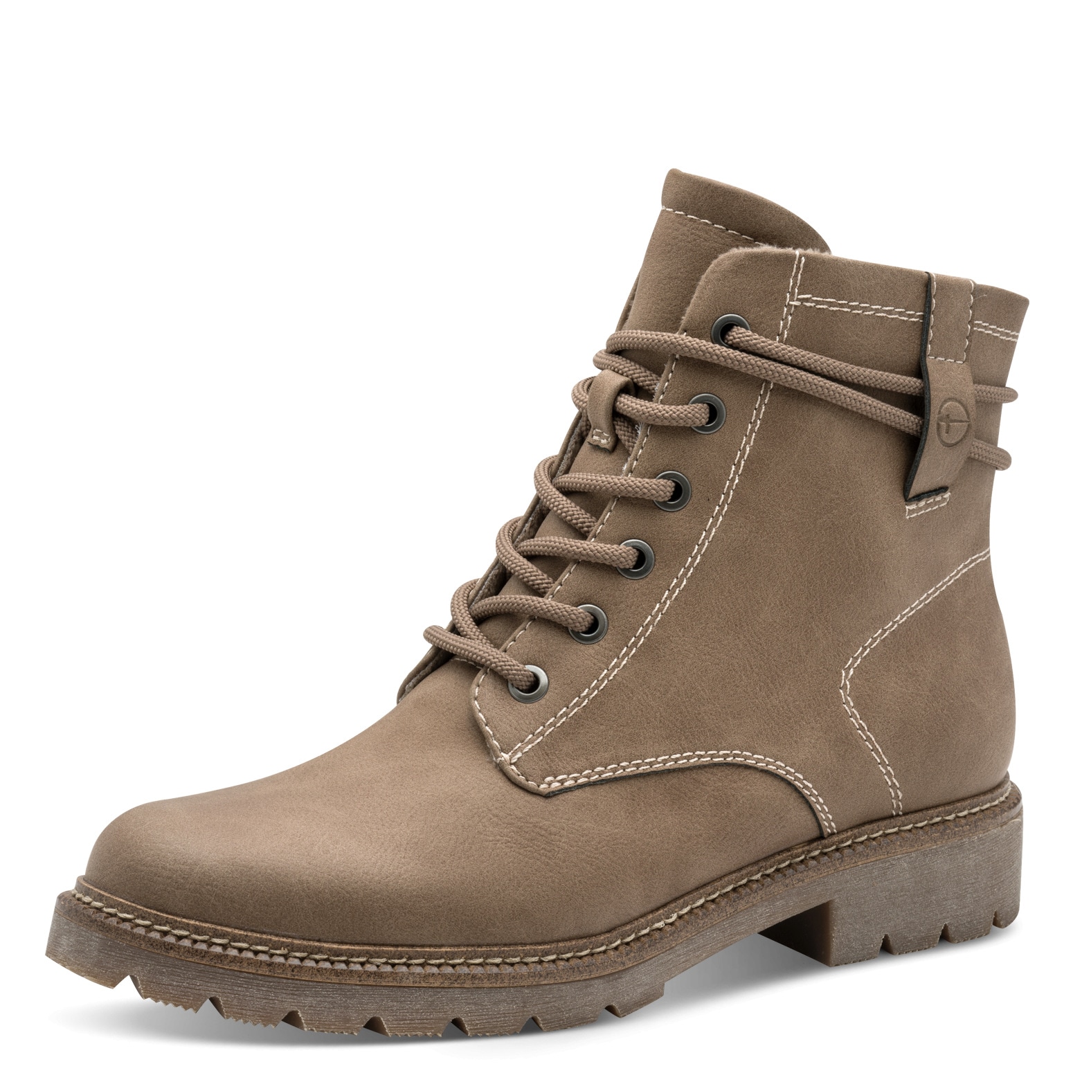 Tamaris Schnürstiefelette, Blockabsatz, Schnürboots in veganer Verarbeitung günstig online kaufen
