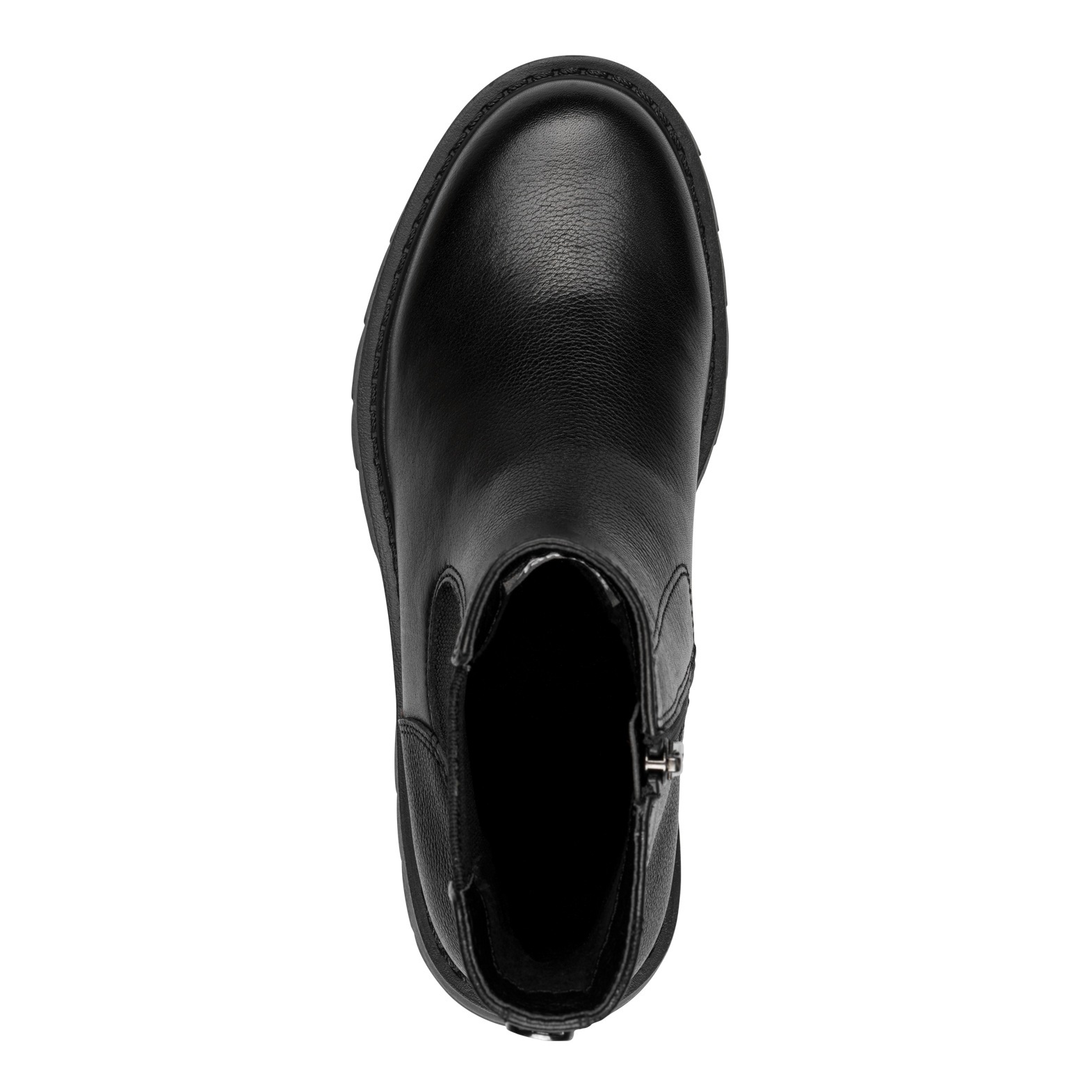 Tamaris Chelseaboots, Blockabsatz, Stiefelette mit Stretcheinsatz an der Außenseite